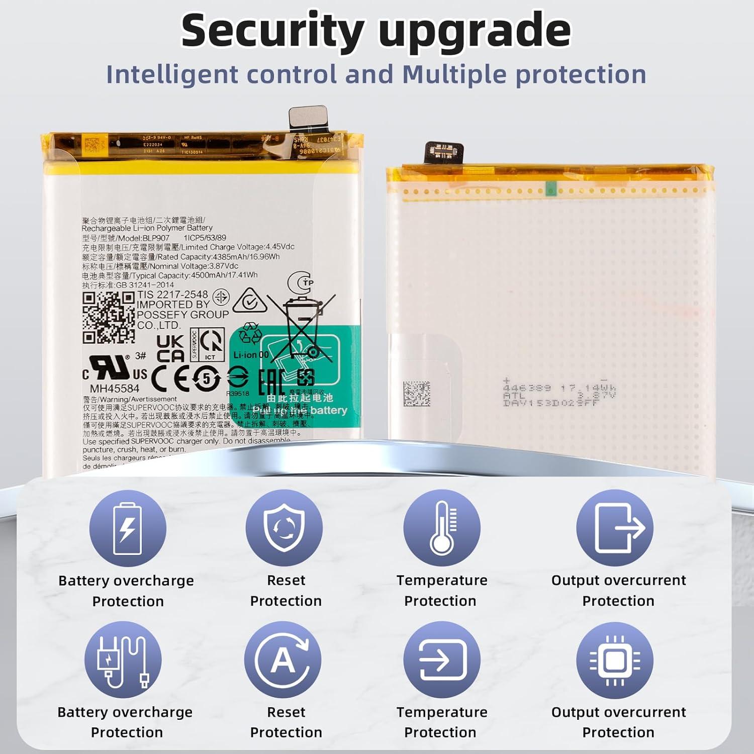 Batería de Reemplazo EB-BN950ABE para O-PPO 7Z 5G - 5000mAh