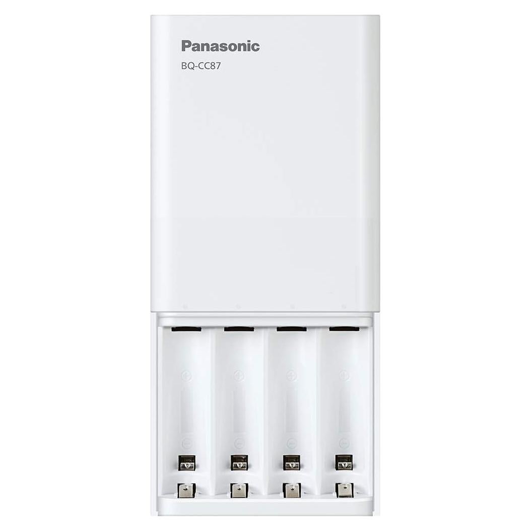 Cargador de Baterías Panasonic BQ-CC87 para AA y AAA