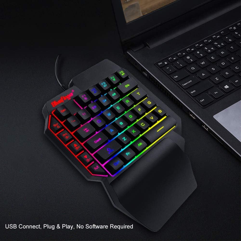 Combo Teclado Gaming RGB y Ratón Retroiluminado BlueFinger