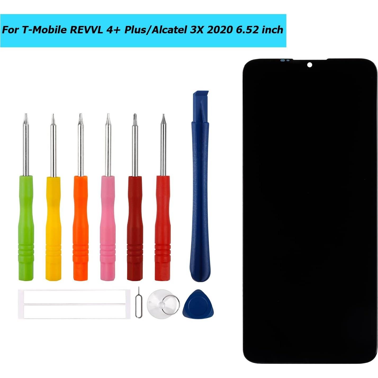 Reemplazo Pantalla Táctil LCD Vvsialeek para T-Mobile REVVL 4+ Plus