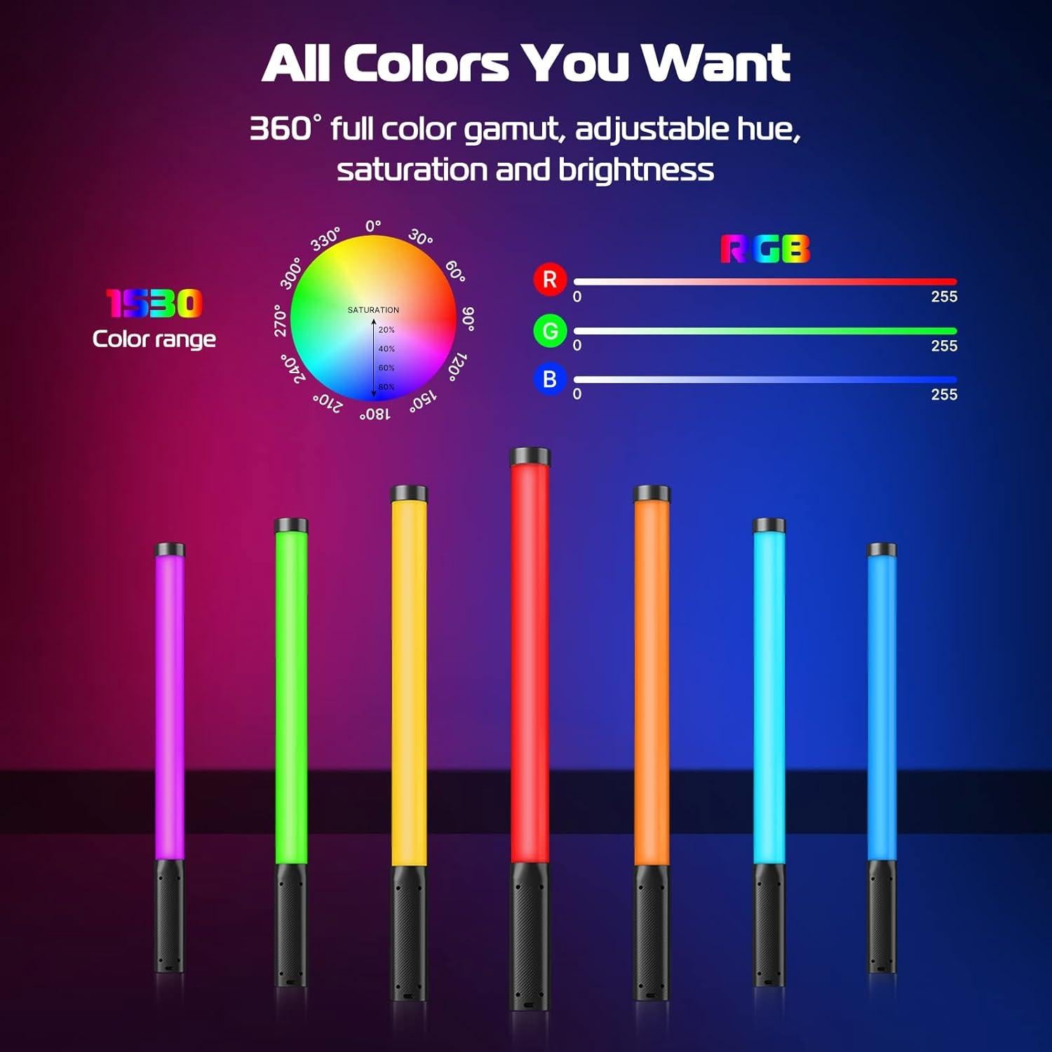 Ulanzi VL119 Varita LED RGB 2600mAh 2500-9000K