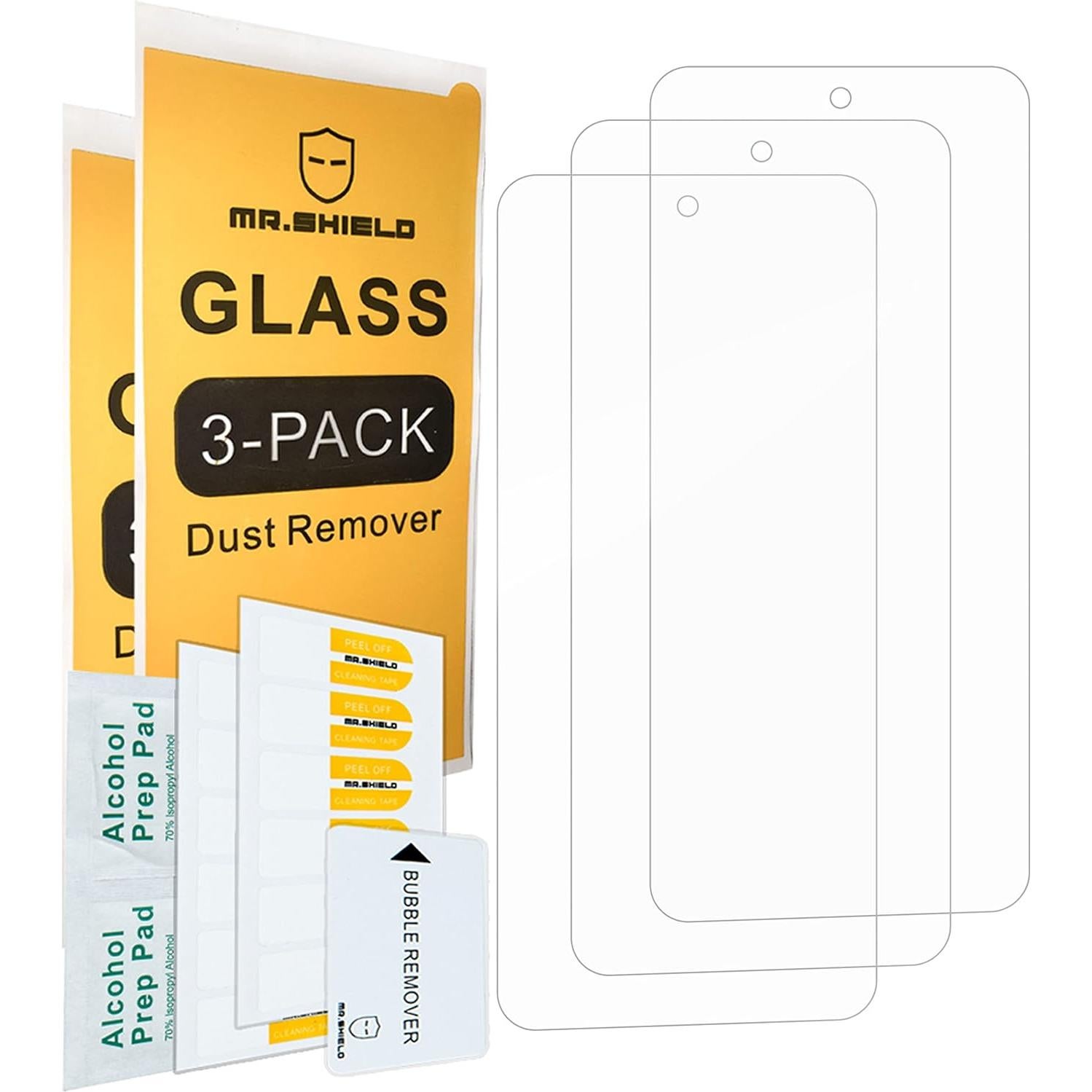 Protector de Pantalla Mr.Shield para Xiaomi 13 - Vidrio Templado 9H - Paquete de 3