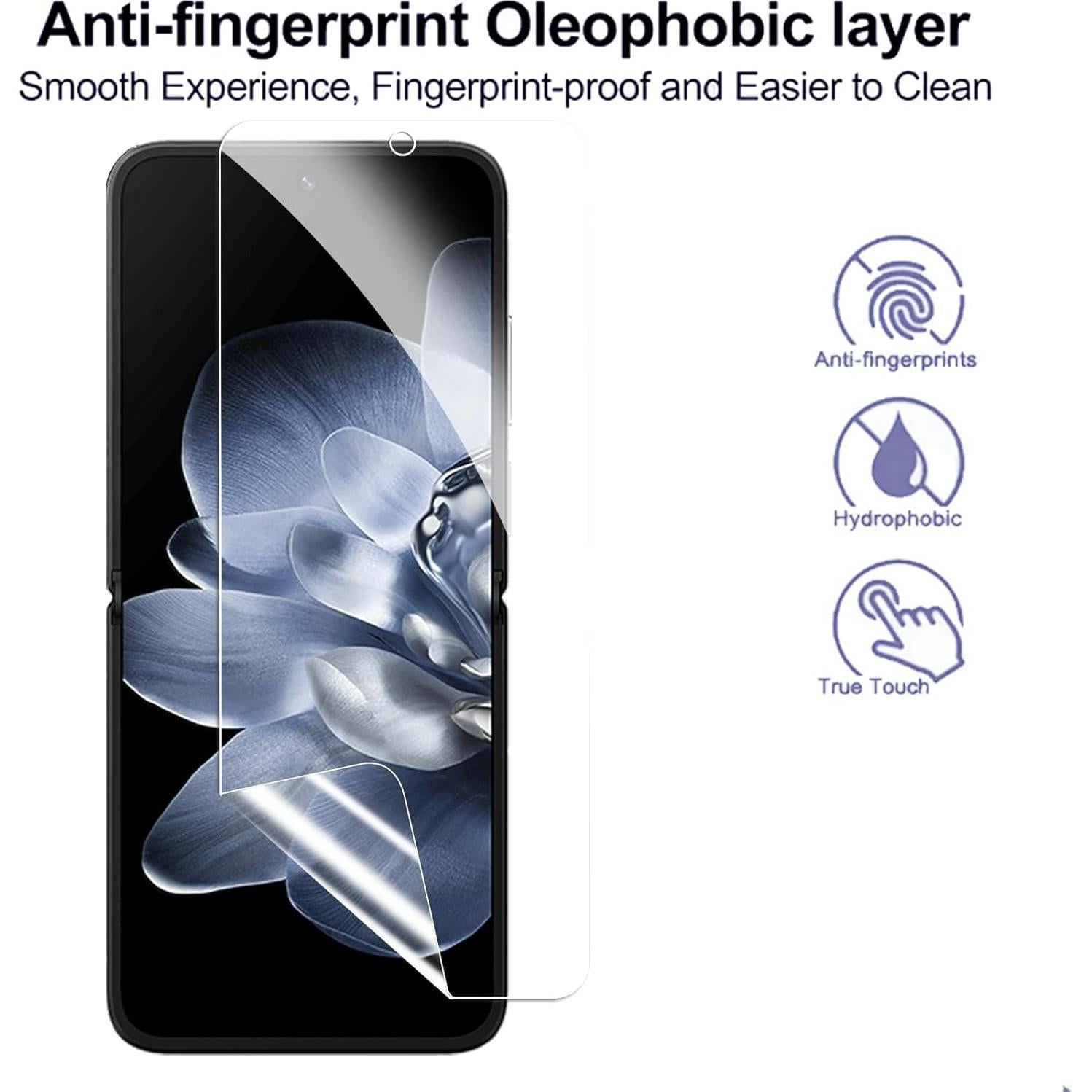 Paquete de 3 Protectores de Pantalla Hidrogel Xiaomi Mix Flip 2