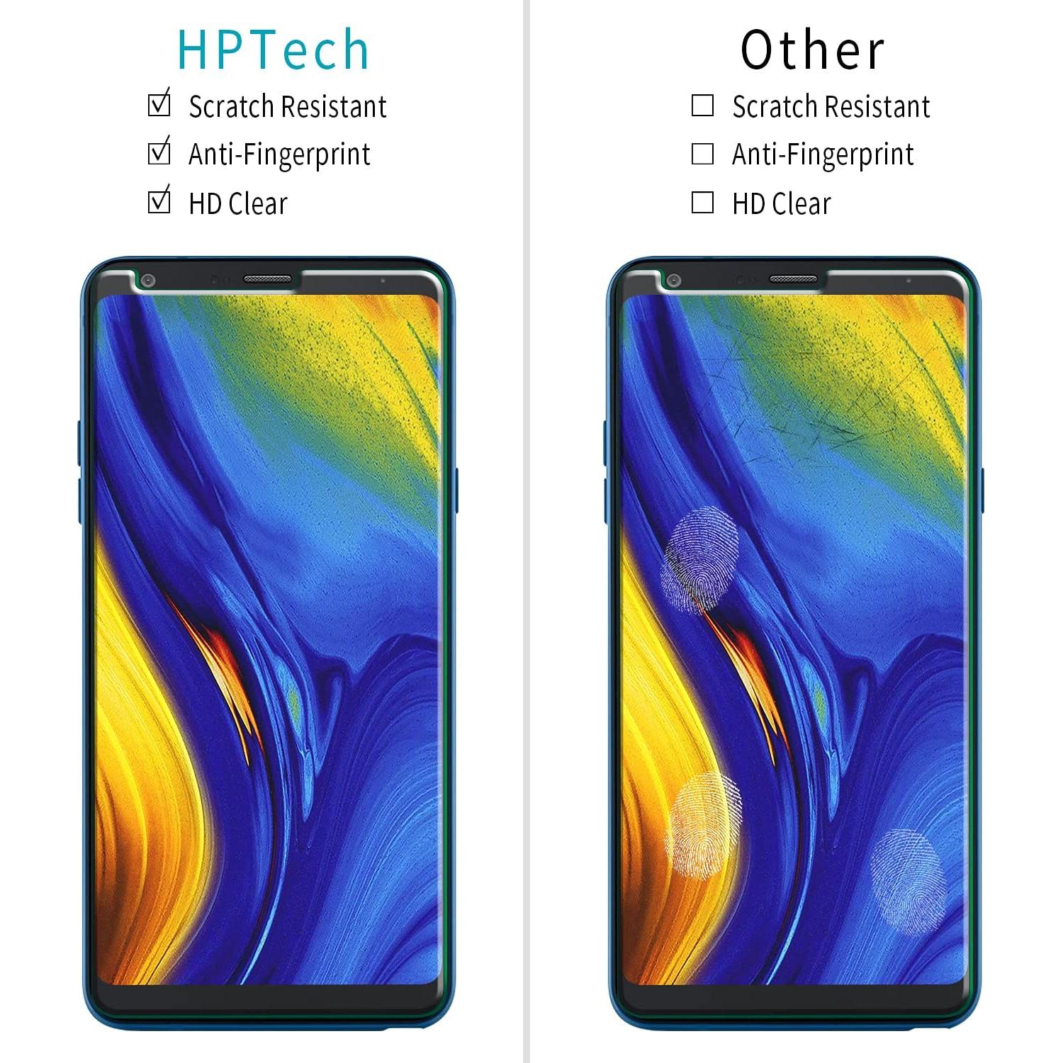 Protector de Pantalla Vidrio Templado HPTech para LG Stylo 4 - 2 Pack