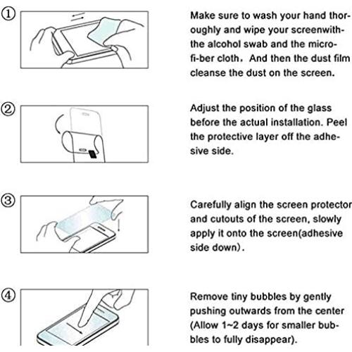 Protector de Pantalla Vidrio Templado YJ117 para LG G7 Thinq - 2 Pcs