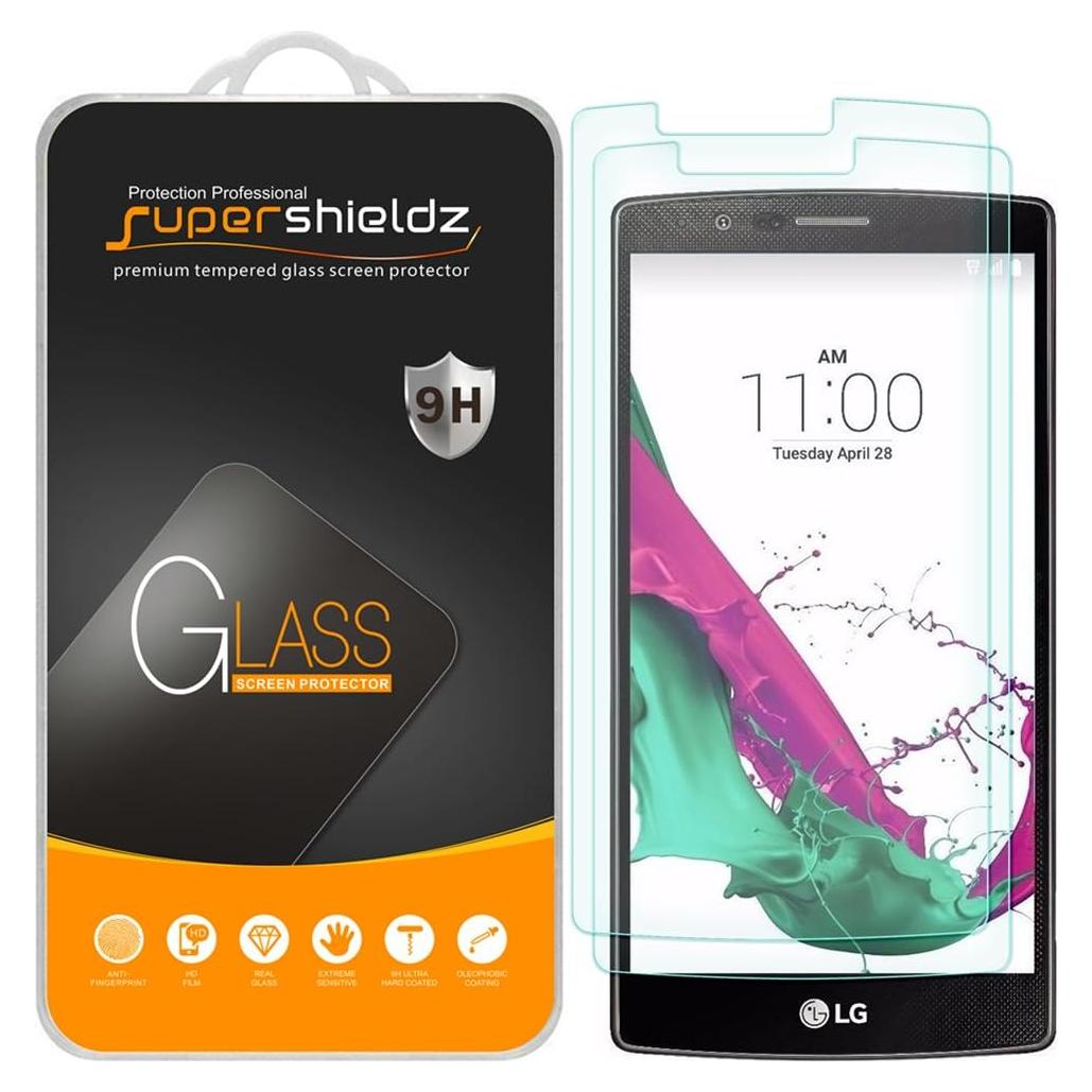 Protector de Pantalla Vidrio Templado Supershieldz LG G4 2 Pack