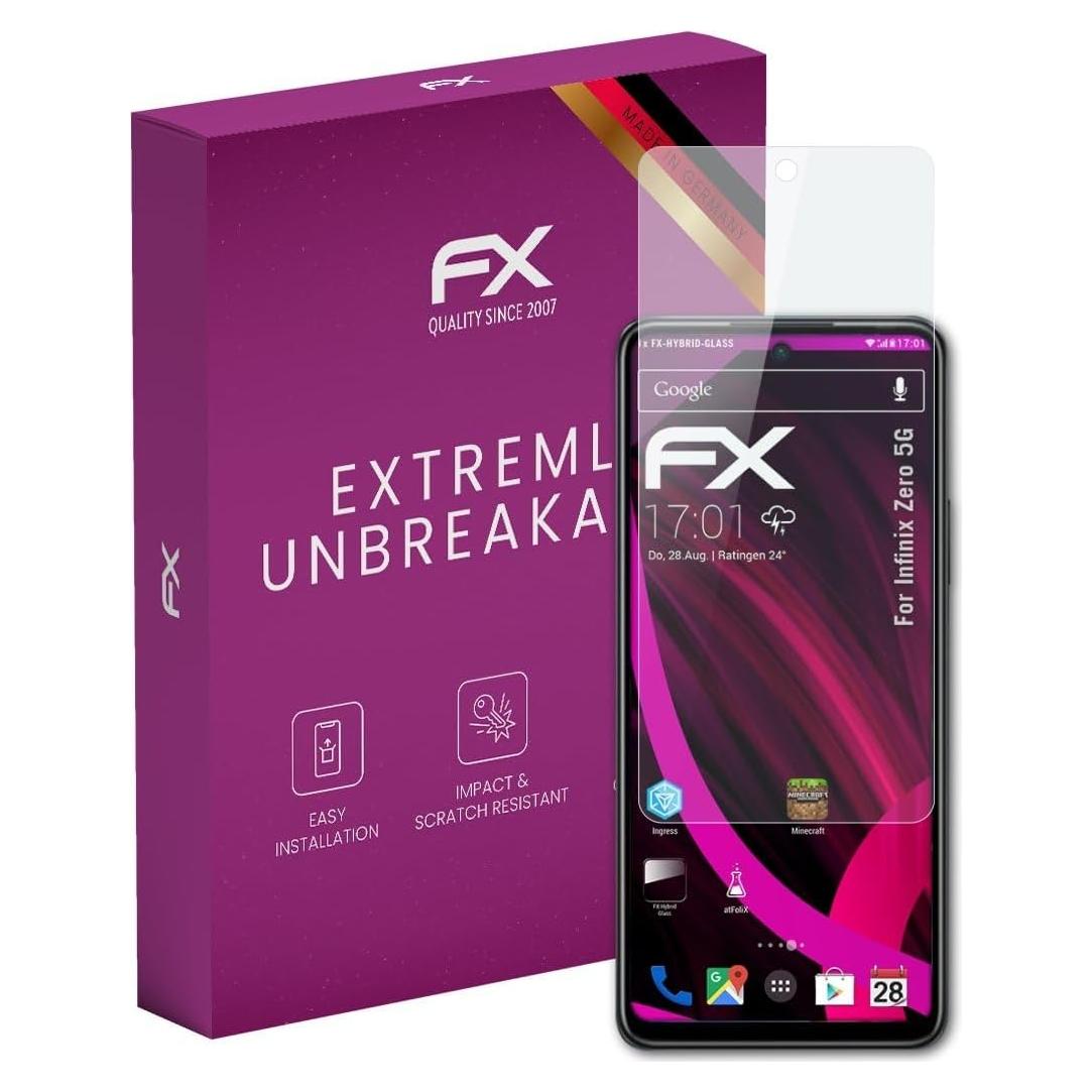 Protector de Pantalla atFoliX FX-Hybrid-Glass Infinix Zero 5G 9H