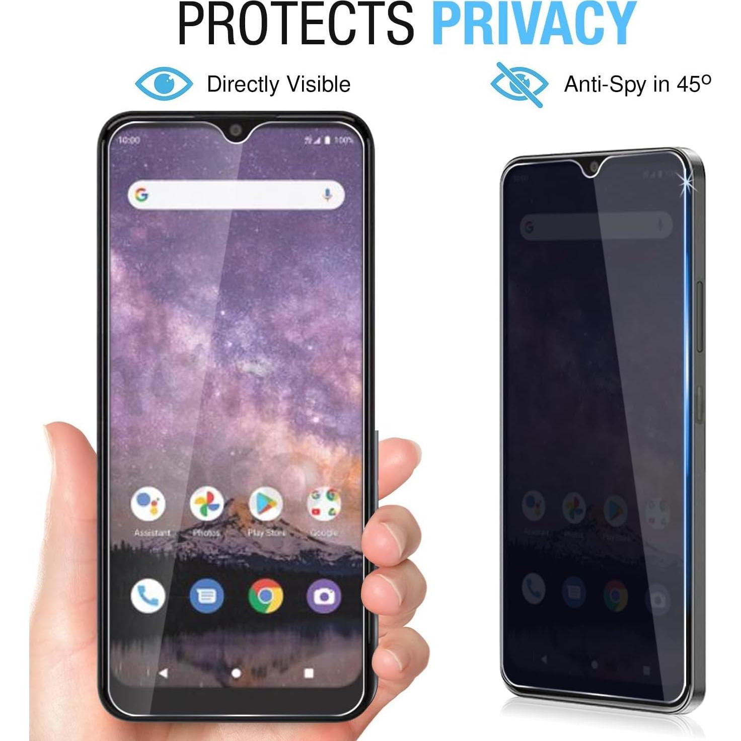 Protector de Pantalla Privado Wiko Voix 2022 Vidrio 9H