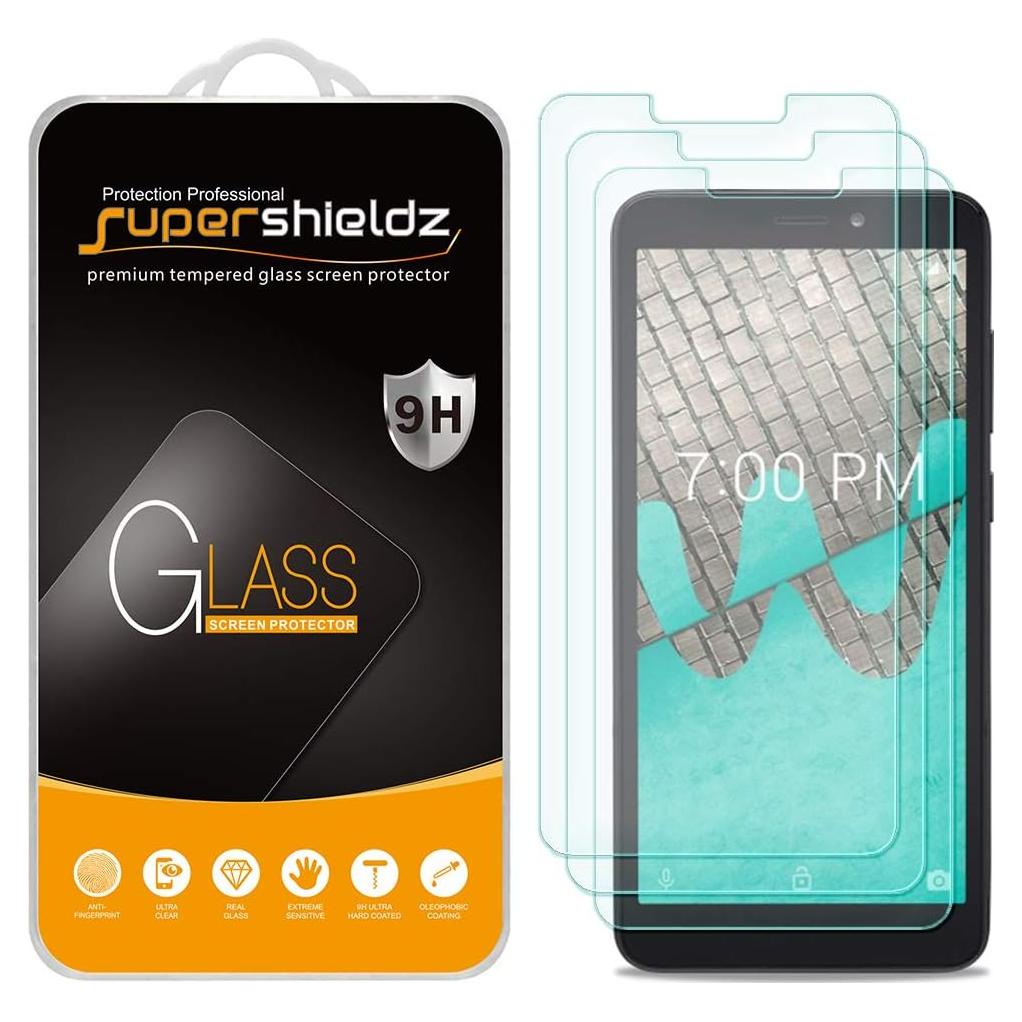 Protector de Pantalla Vidrio Templado Supershieldz para Wiko Ride - 3 Unidades