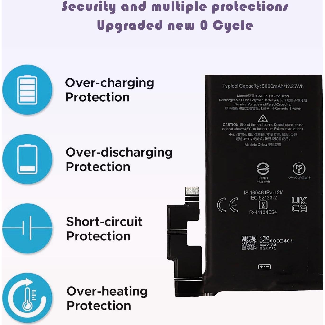 Batería de Reemplazo Google Pixel 7 Pro con Herramientas