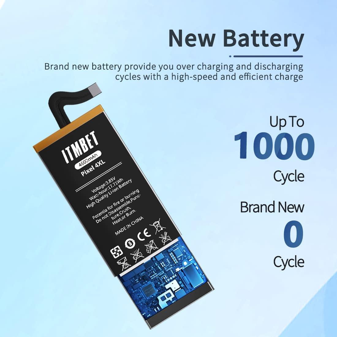 Batería de Reemplazo 4600mAh para Google Pixel 4 XL