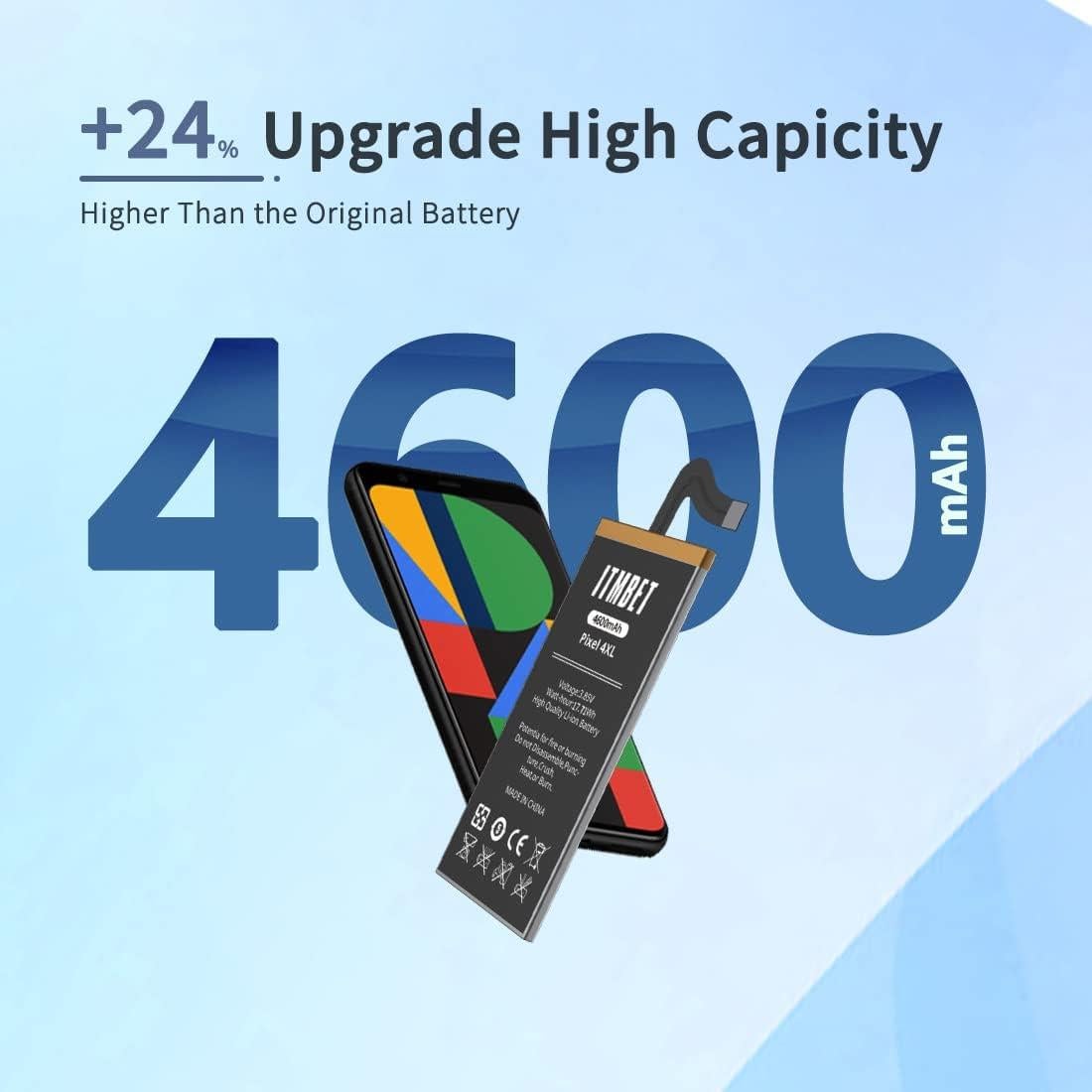 Batería de Reemplazo 4600mAh para Google Pixel 4 XL