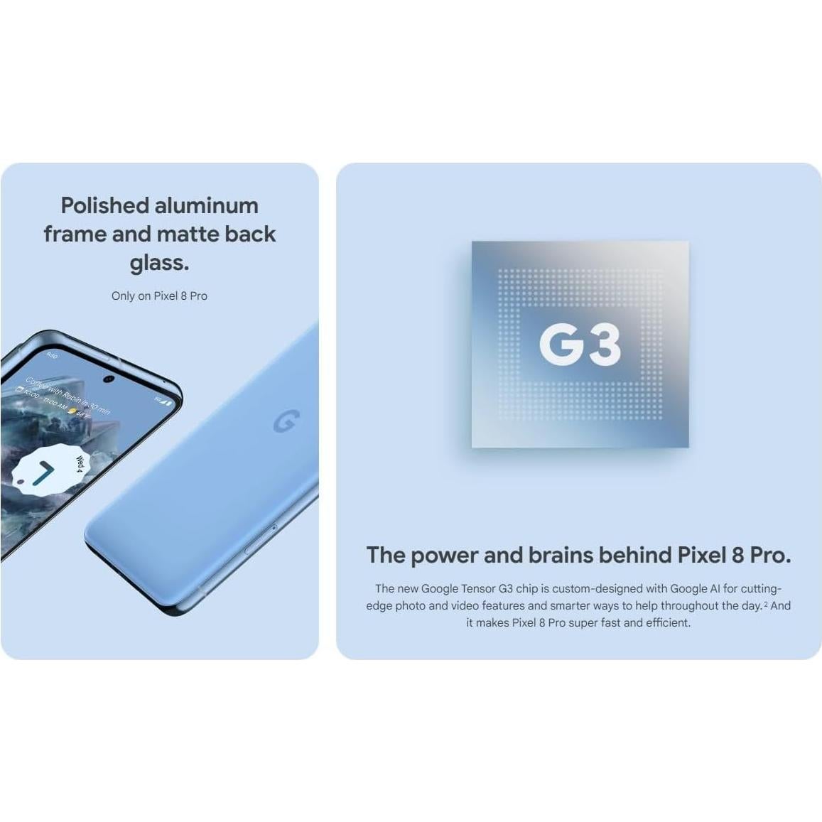 Smartphone Google Pixel 8 Pro 128GB Obsidiana Desbloqueado