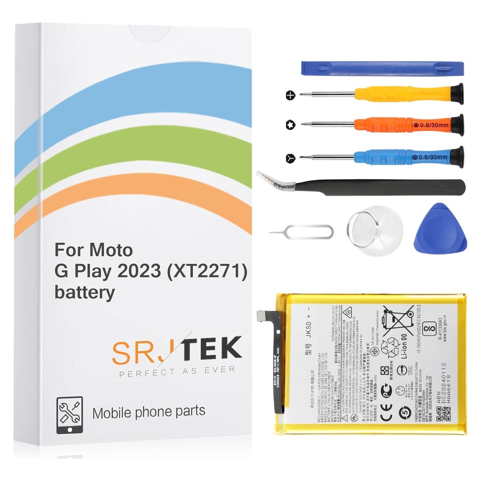 Batería de Reemplazo OEM THIRDPOLE JK50 4850mAh para Motorola
