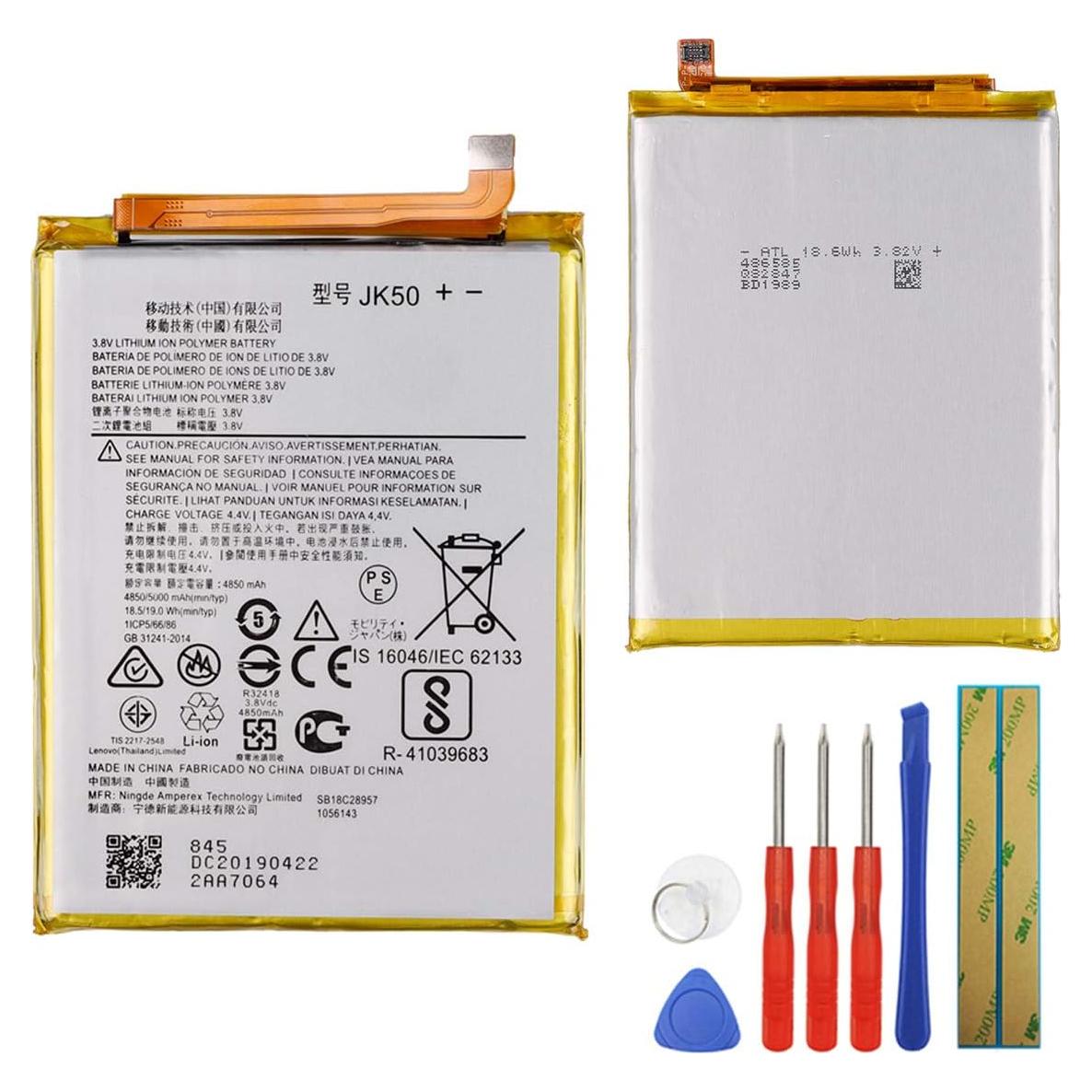 Batería de Reemplazo JK50 4850mAh para Moto G7 Power y One Power