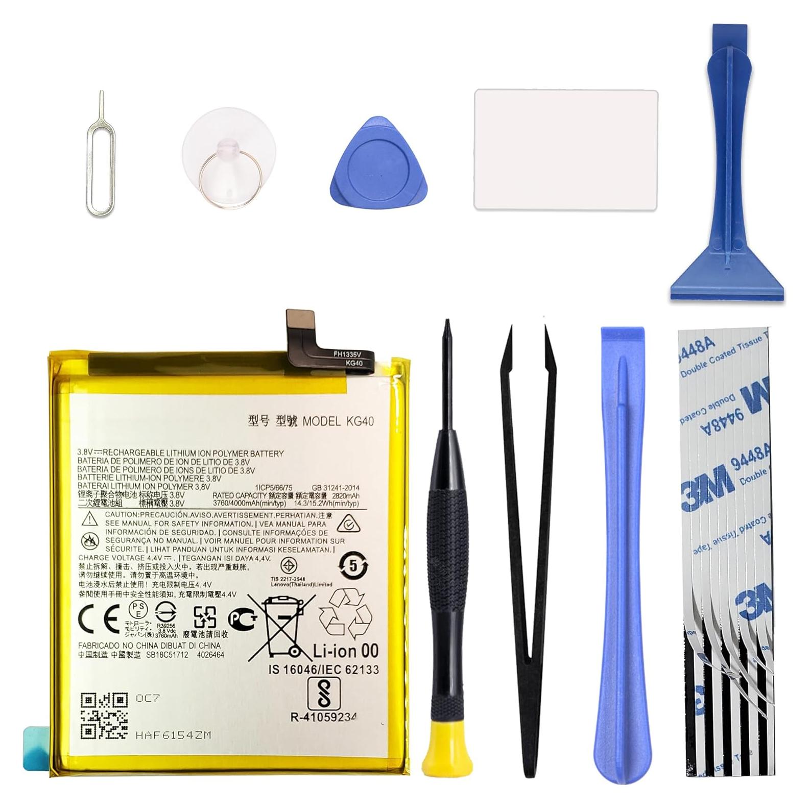 Batería KG40 Green Fusion para Moto G Fast/G8/G8 Play con Kit