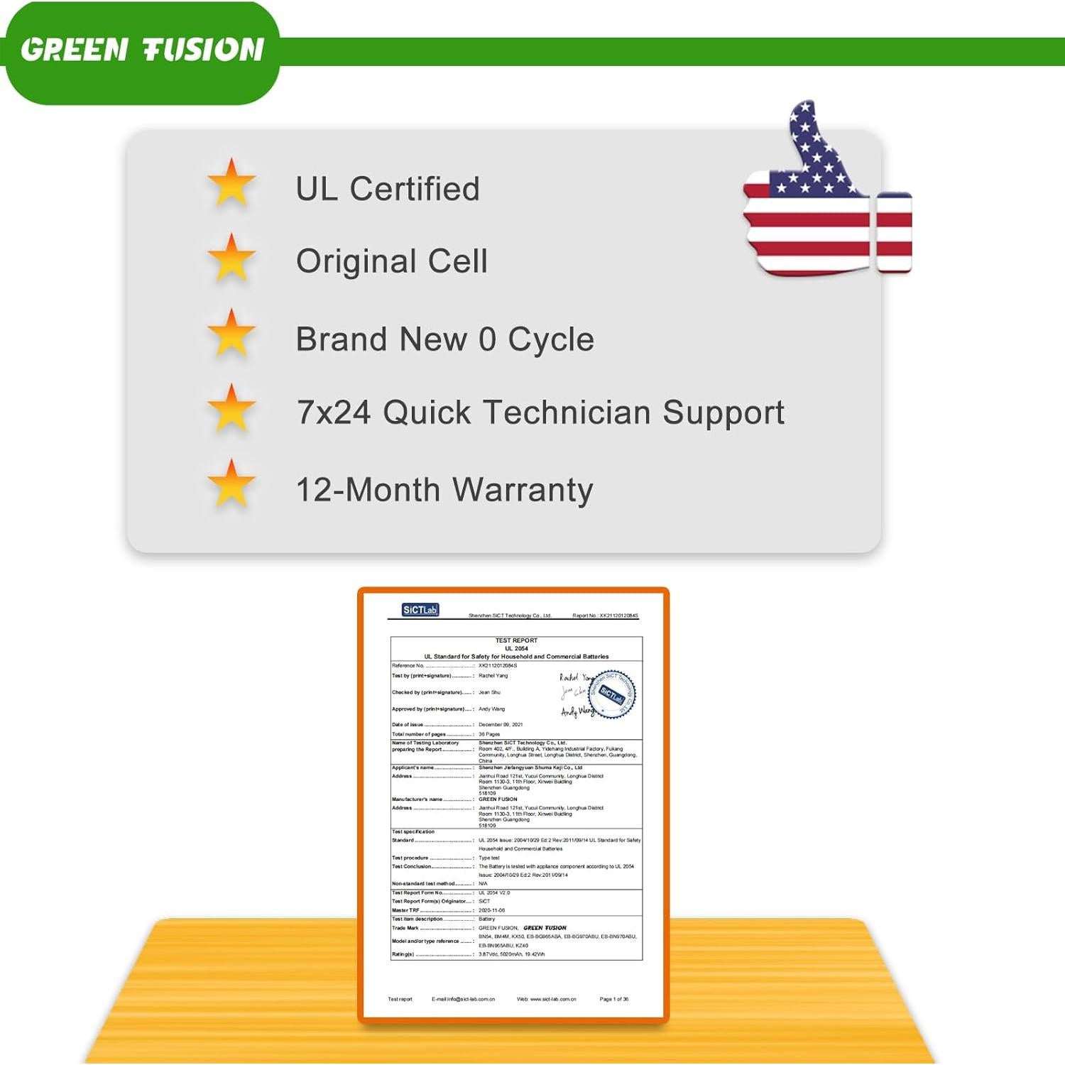 Batería KG40 Green Fusion para Moto G Fast/G8/G8 Play con Kit