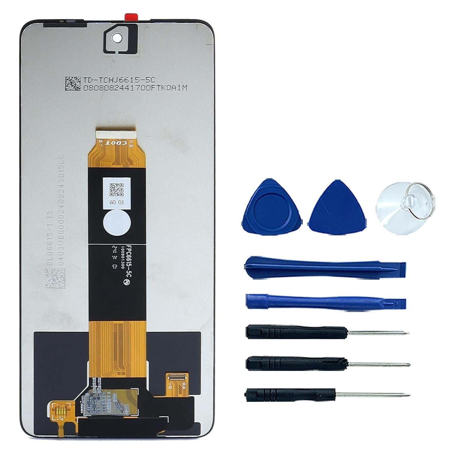 Reemplazo Pantalla LCD Negra Avvood para Nokia HMD Vibe N159V