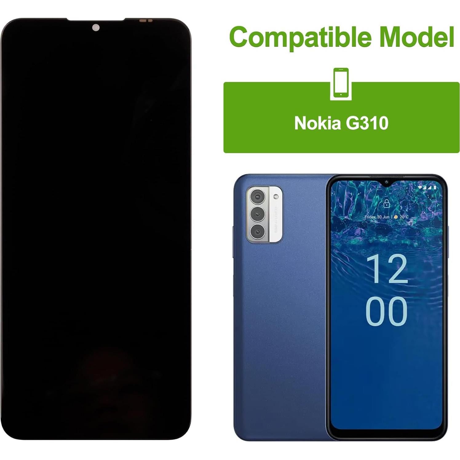 Reemplazo LCD Táctil Compatible Nokia G310 5G G42 Negro 6.56"