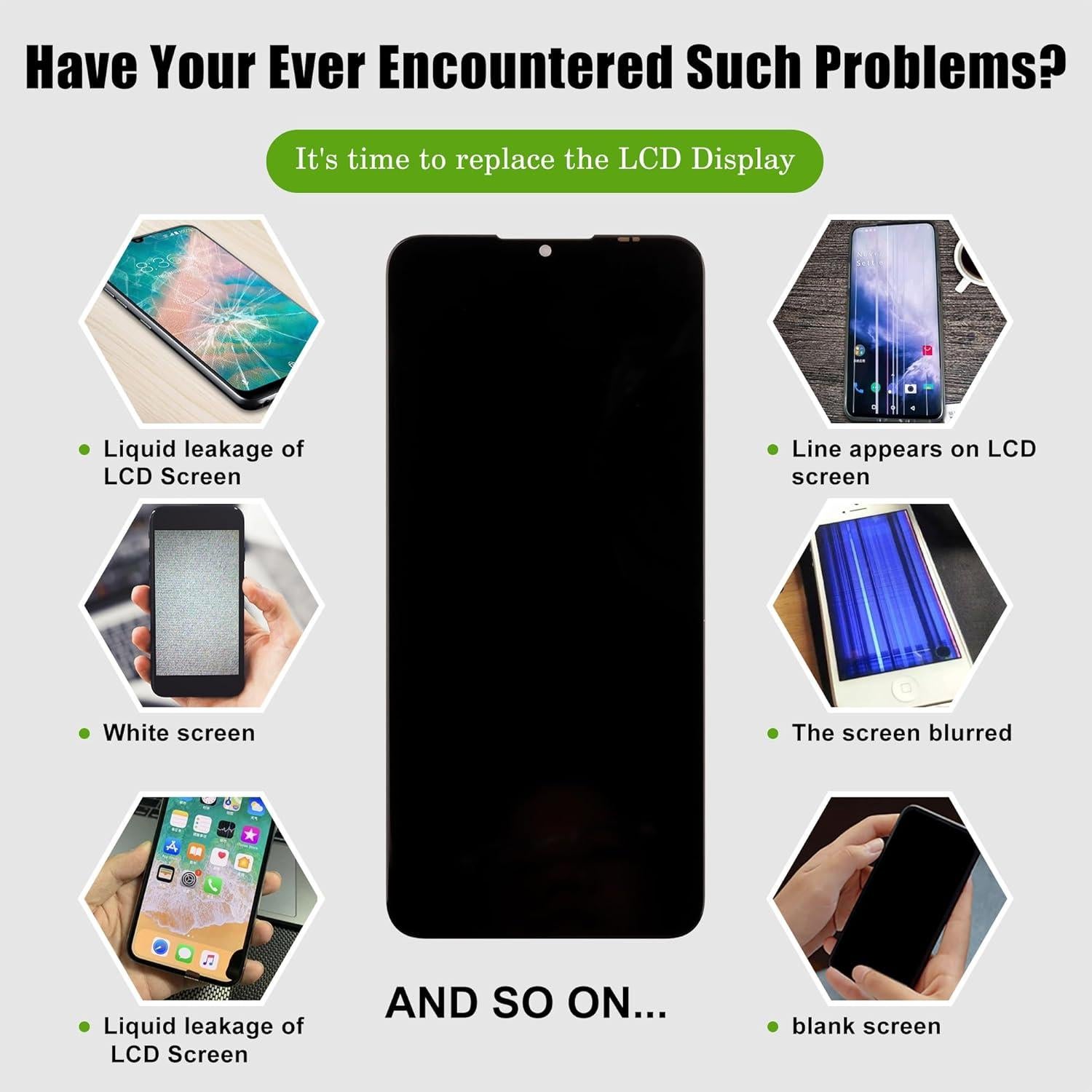 Reemplazo LCD Táctil Compatible Nokia G310 5G G42 Negro 6.56"