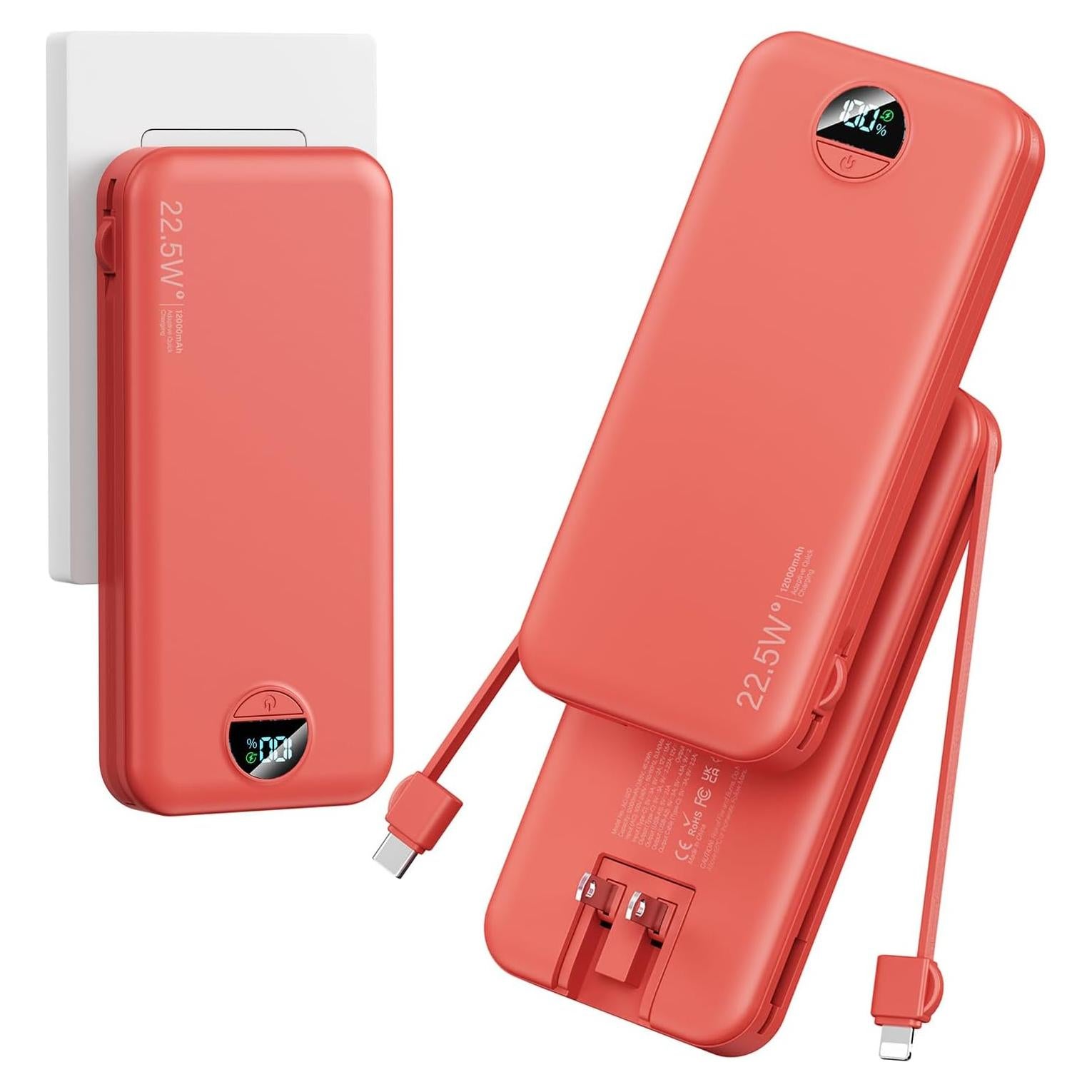 Banco de Energía 12000mAh Dongguan Cargador Rápido USB-C