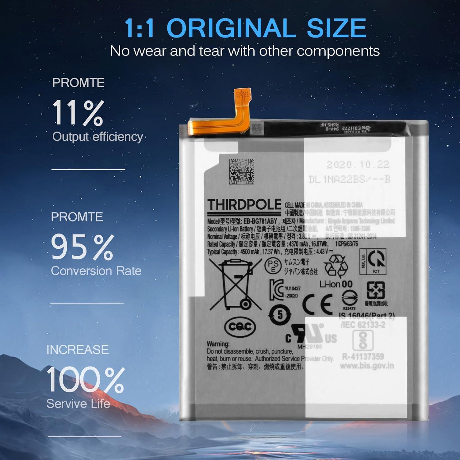 Batería de Reemplazo Samsung Galaxy S20 FE/A52 4500mAh THIRDPOLE