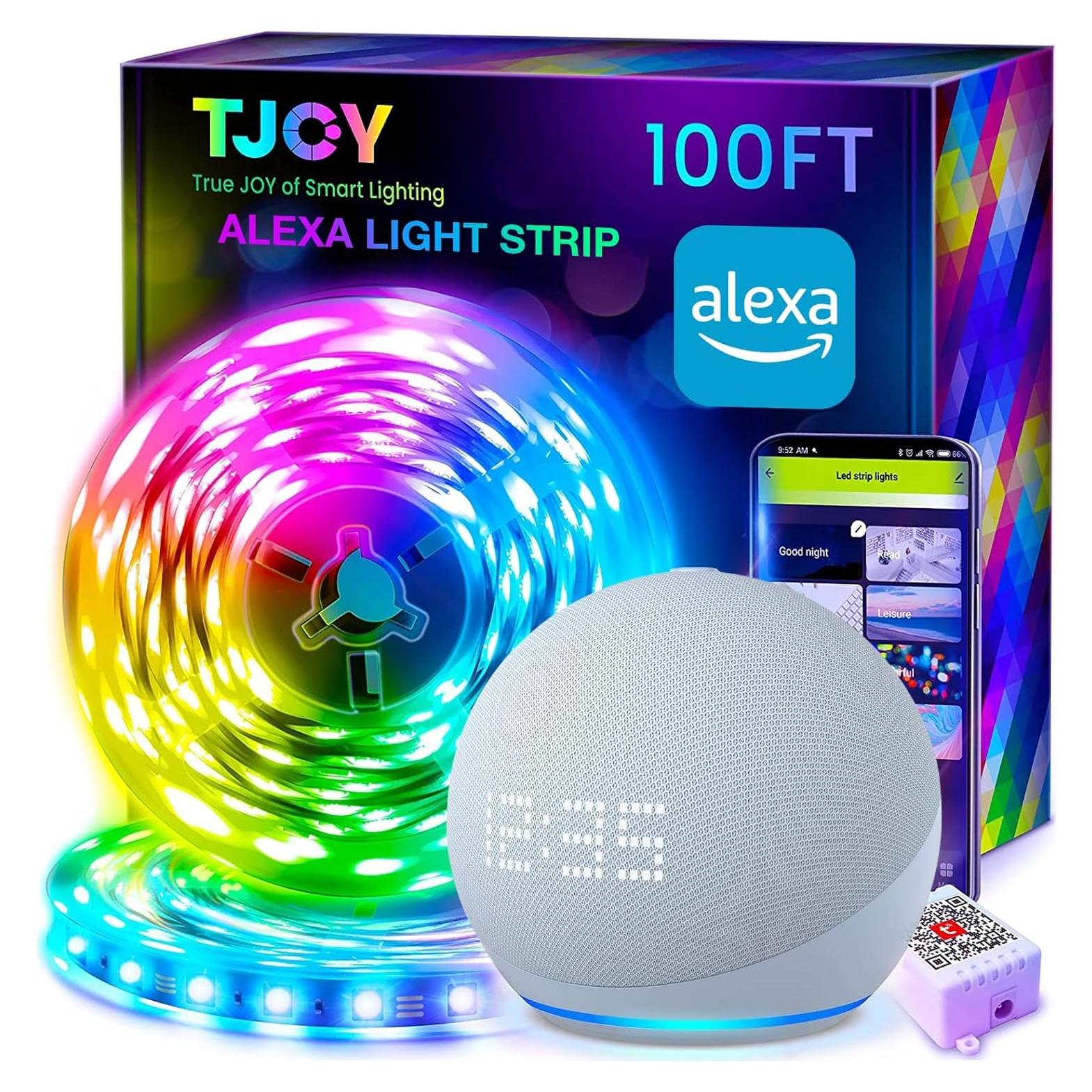TIRA LED TJOY 30,48 m RGB Control Remoto y Voz