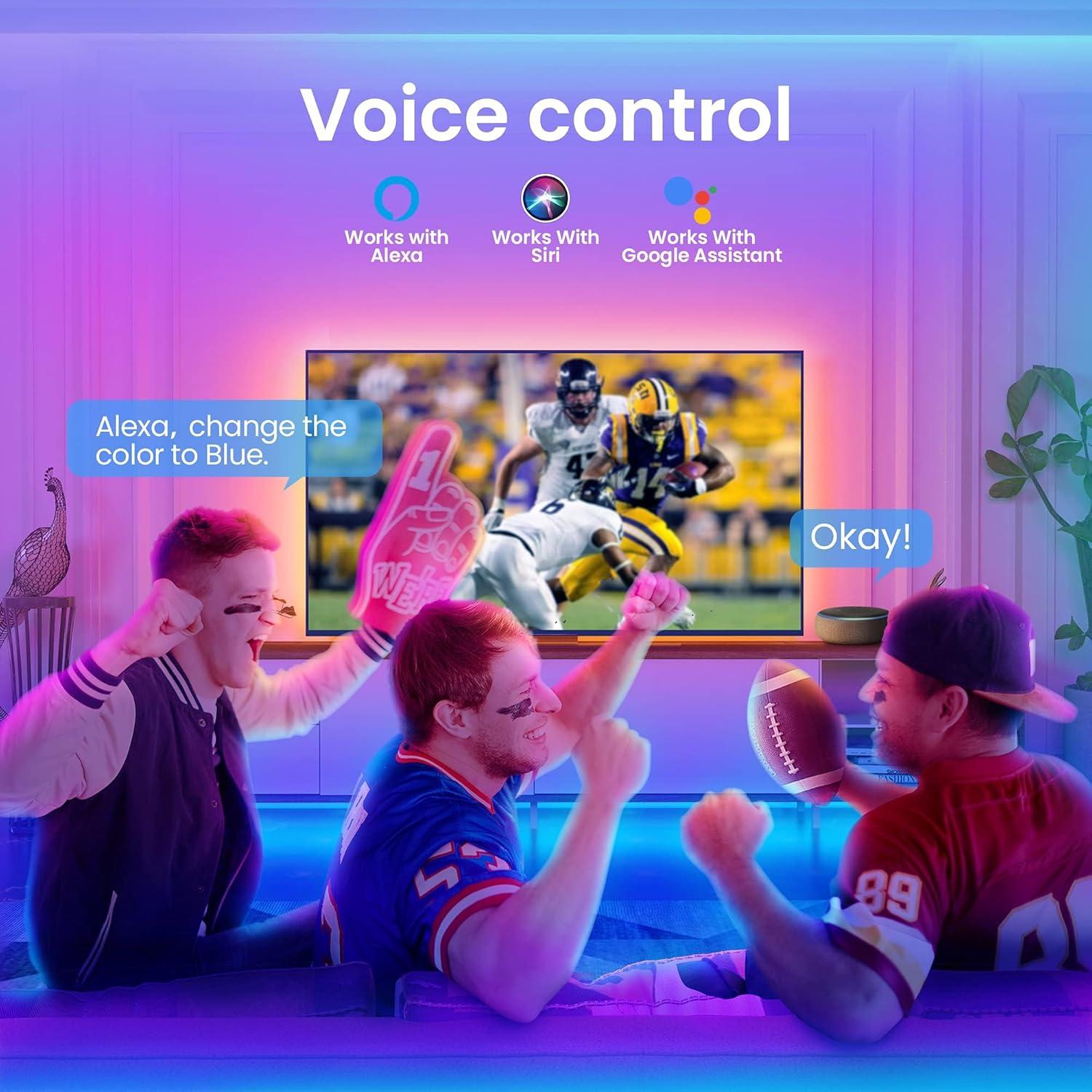 TIRA LED TJOY 30,48 m RGB Control Remoto y Voz