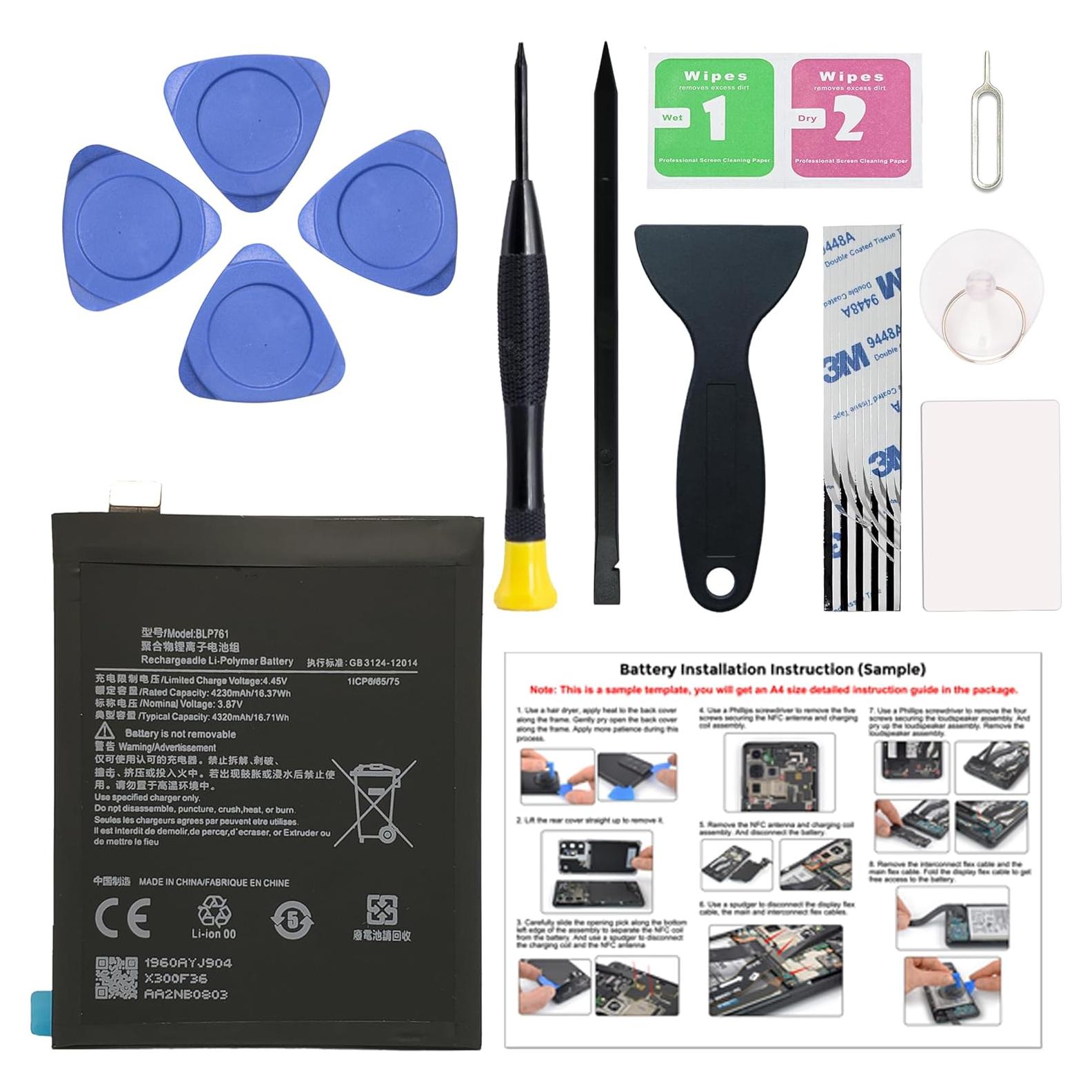 Batería de Reemplazo BLP761 para OnePlus 8 - MAXSHARKS