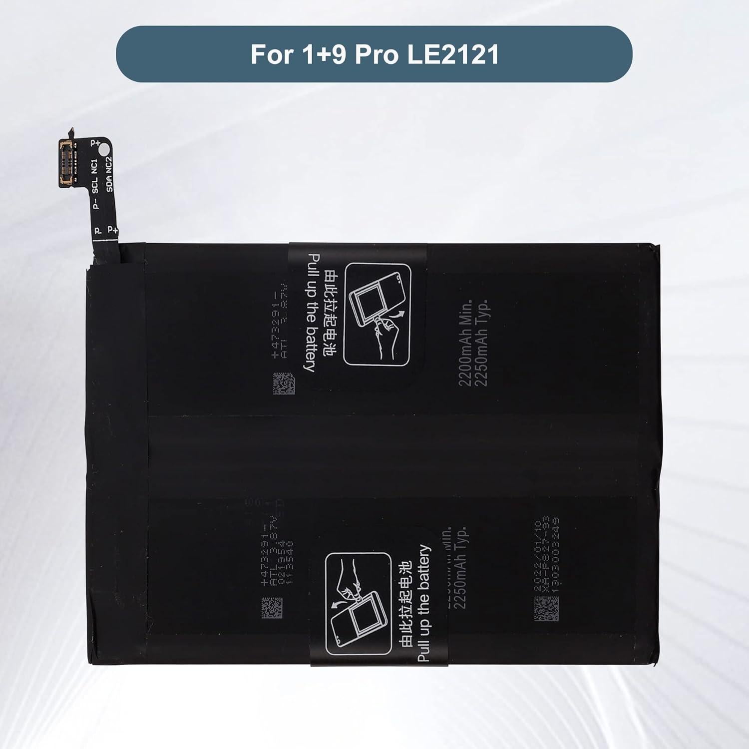 Batería de Reemplazo BLP827 OnePlus 9 Pro 5G 2250mAh