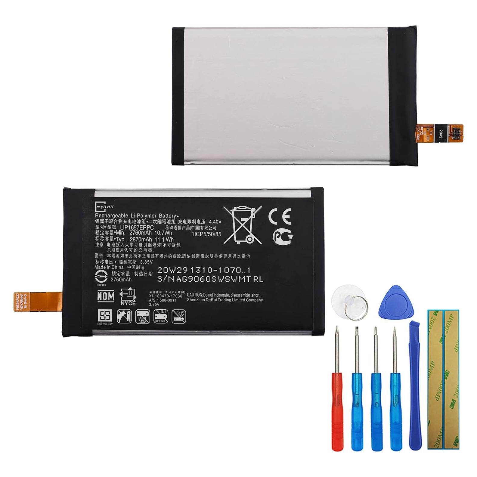 Batería de Reemplazo LIP1657ERPC para Sony Xperia XZ2 Compact