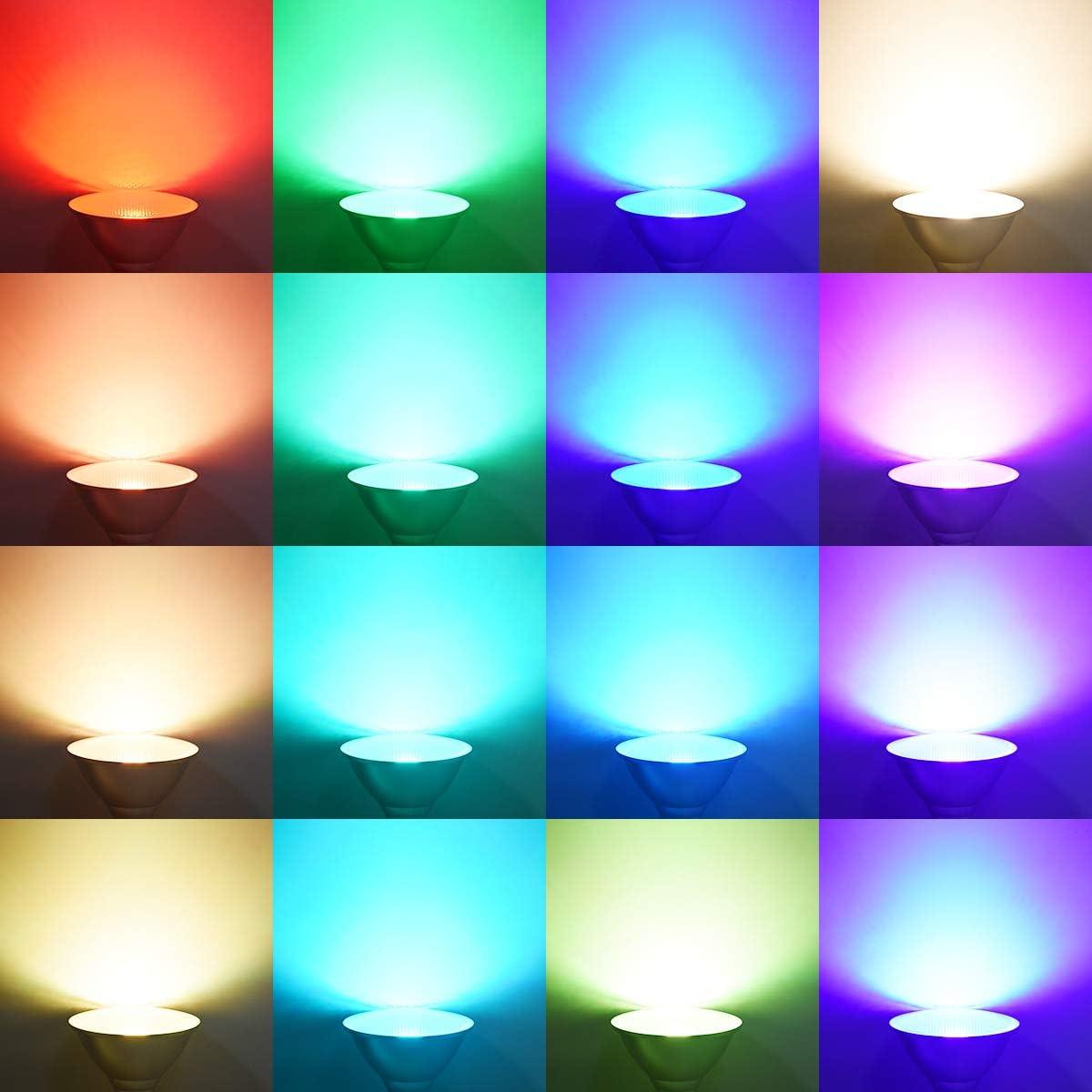 Paquete de 2 luces LED RGB PAR38 Kuniwa 30W a prueba de agua