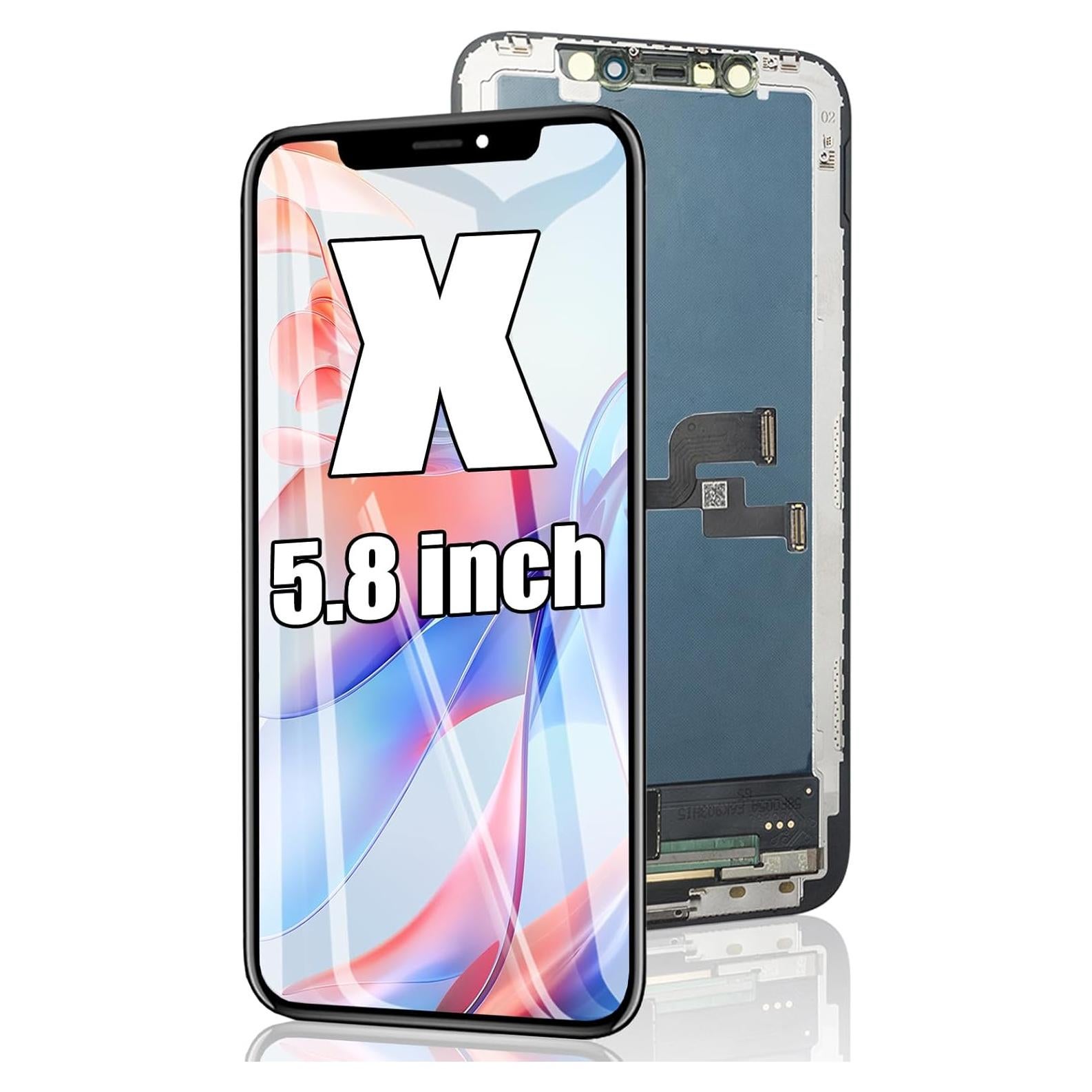Reemplazo Pantalla LCD EFAITHFIX para iPhone X 5.8" Full HD