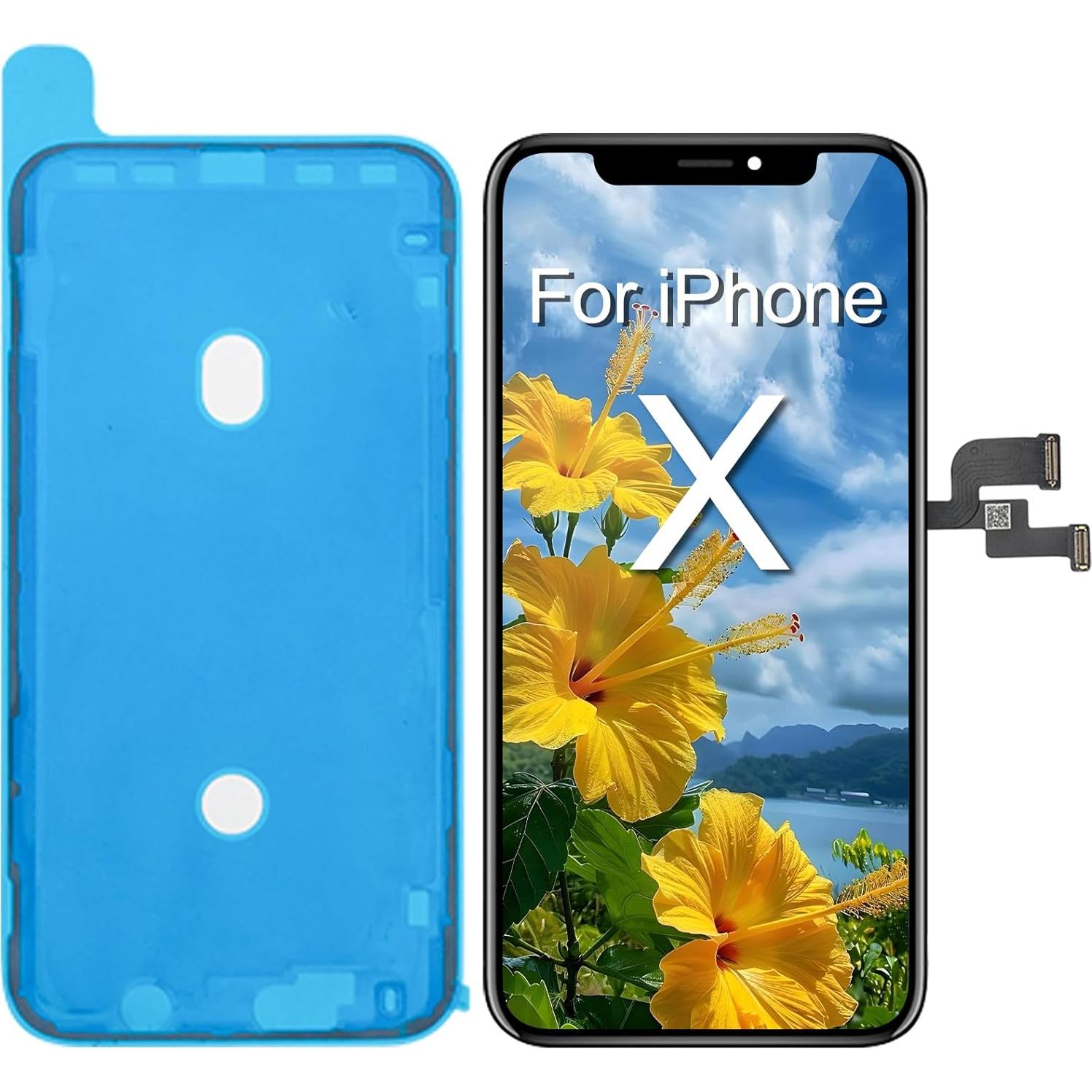 Reemplazo Pantalla LCD EFAITHFIX para iPhone X 5.8" Full HD