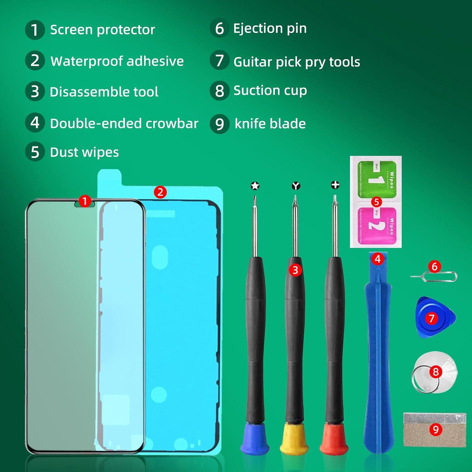 Reemplazo Pantalla LCD iPhone 13 6.1" ZoongXingY con Herramientas
