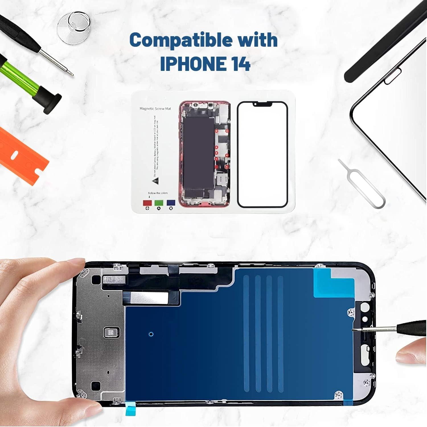 Reemplazo de Pantalla de Vidrio Templado para iPhone 14 - Tpyag