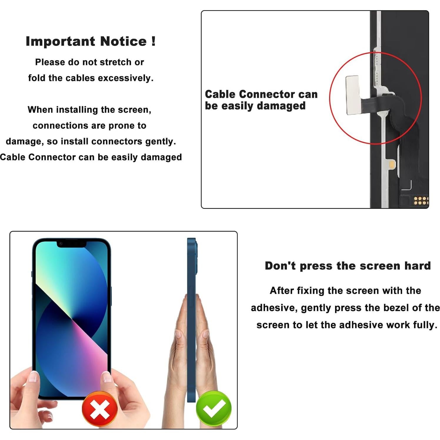 Reemplazo Pantalla LCD iPhone 14 Pro 6.1" NB+ con Herramientas