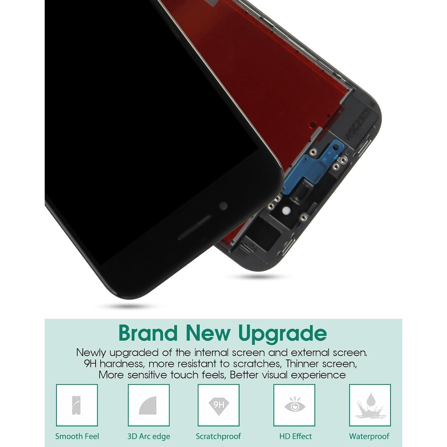 Reemplazo Pantalla Táctil LCD SRJTEK para iPhone SE 2022 Negro