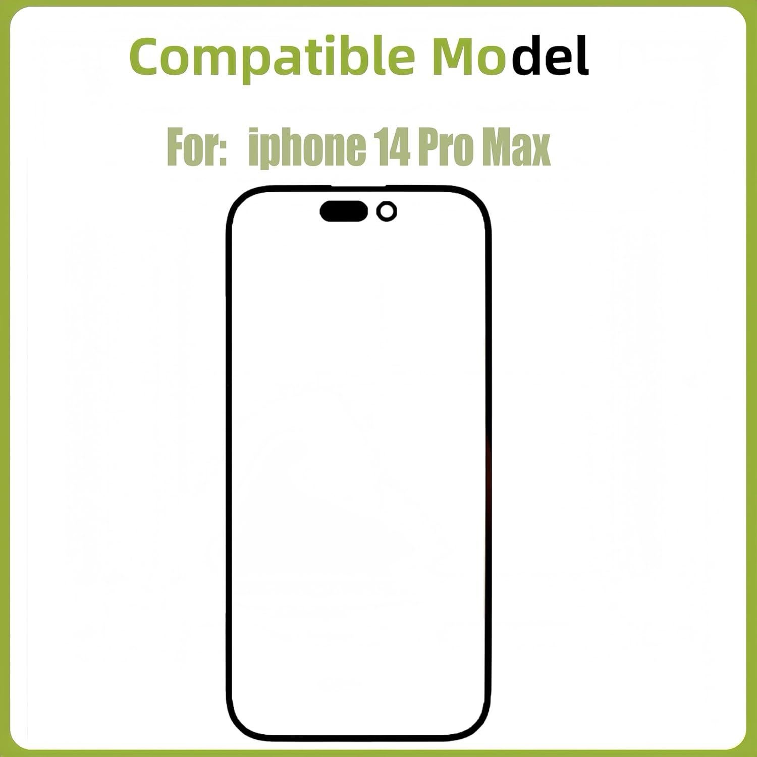 Reemplazo de Vidrio Exterior para iPhone 14 Pro Max 6.7"