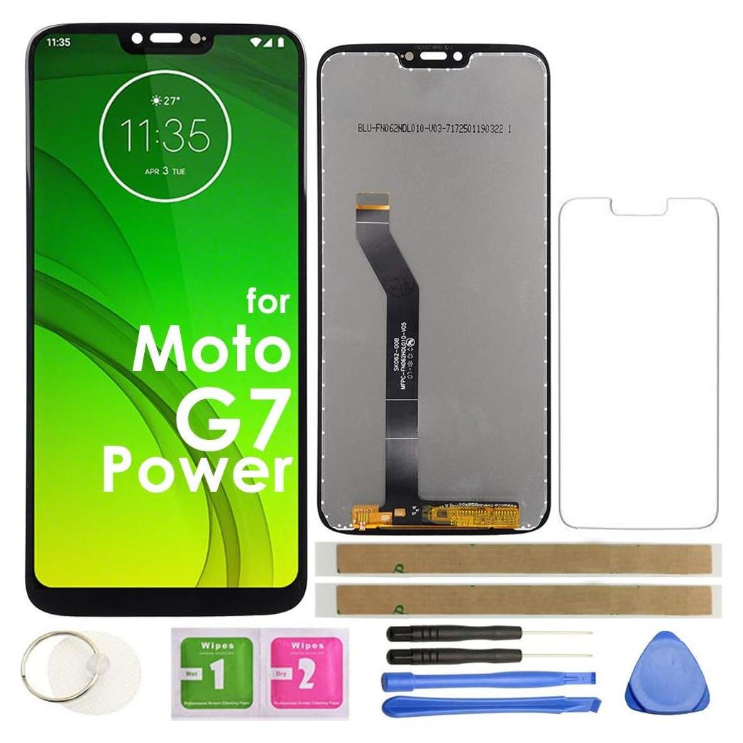 Pantalla LCD Reemplazo Motorola Moto G7 Power 6.2" Negro