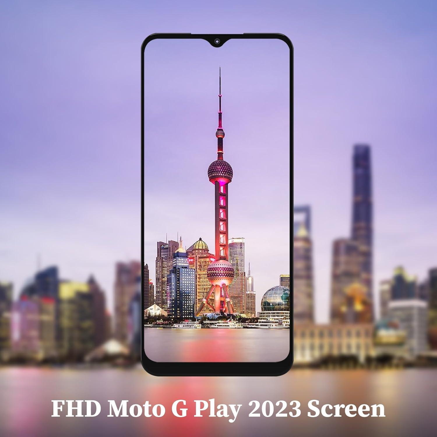 Reemplazo Pantalla LCD con Marco para Motorola Moto G Play 2023