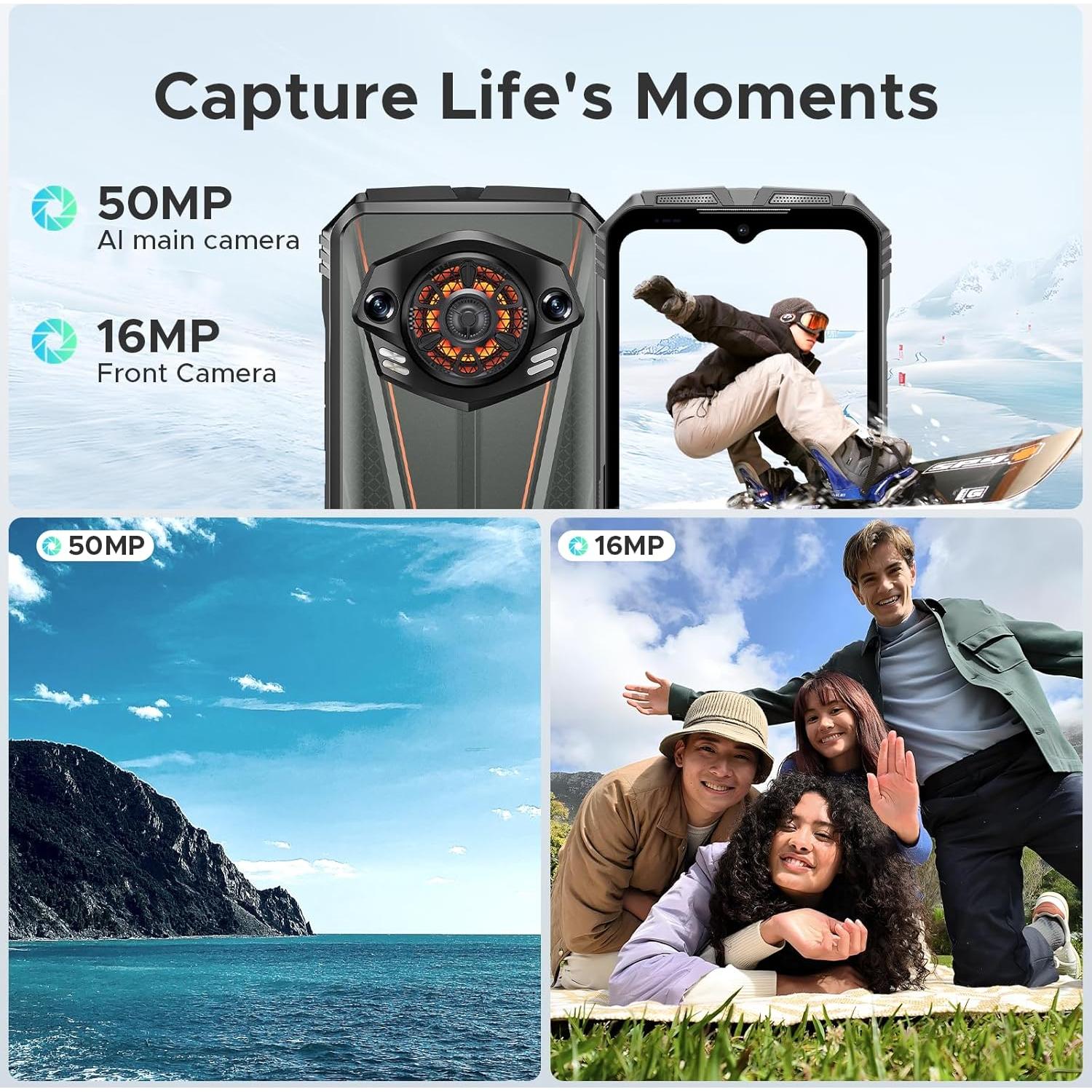 DOOGEE S Punk Pro 2025 Teléfono Resistente 20GB 512GB 128dB