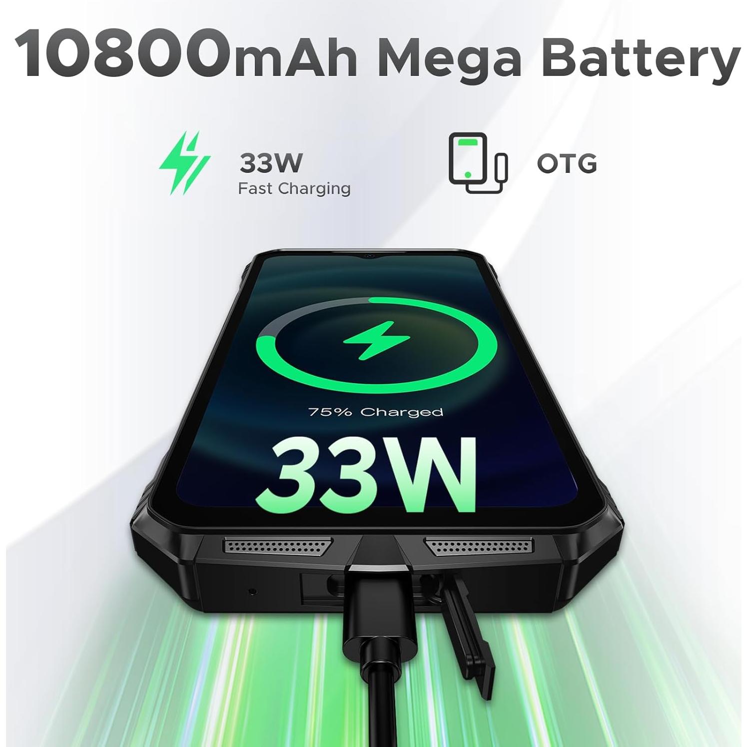 DOOGEE S118 Pro Teléfono Resistente 5G 24GB RAM 512GB Rojo