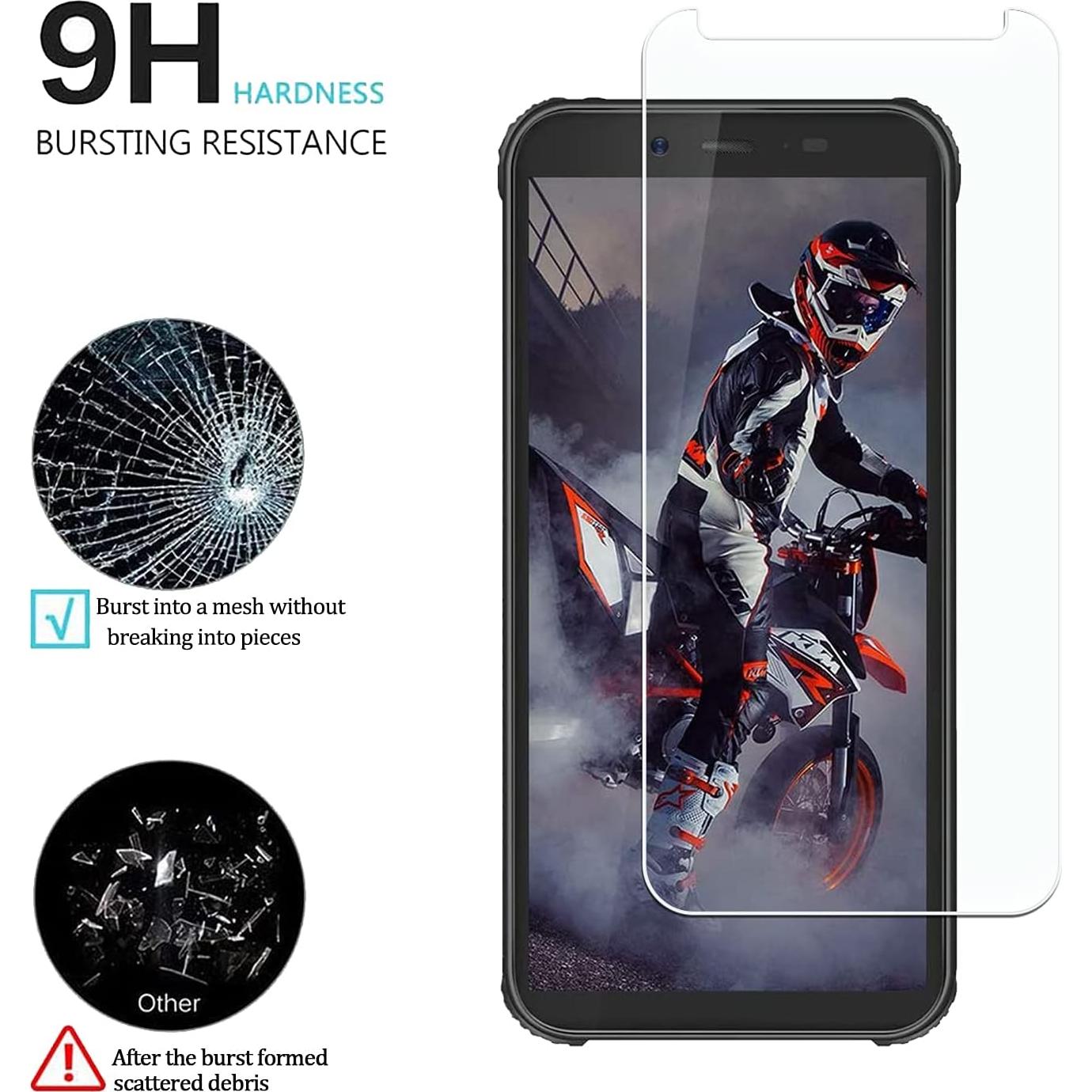 Protector de Pantalla Vidrio Templado KELOLIN para Blackview BV5500 Plus