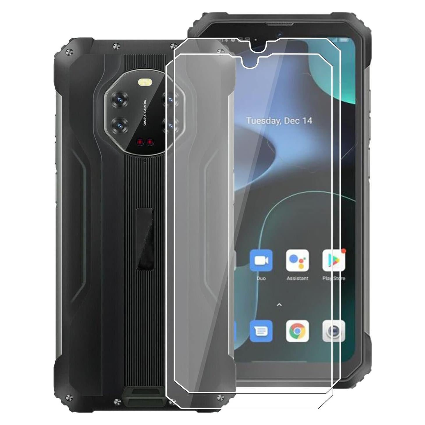 Protector de Pantalla Vidrio Templado KJYF para Blackview BL8800 Pro 6.58" - 2 Paquetes