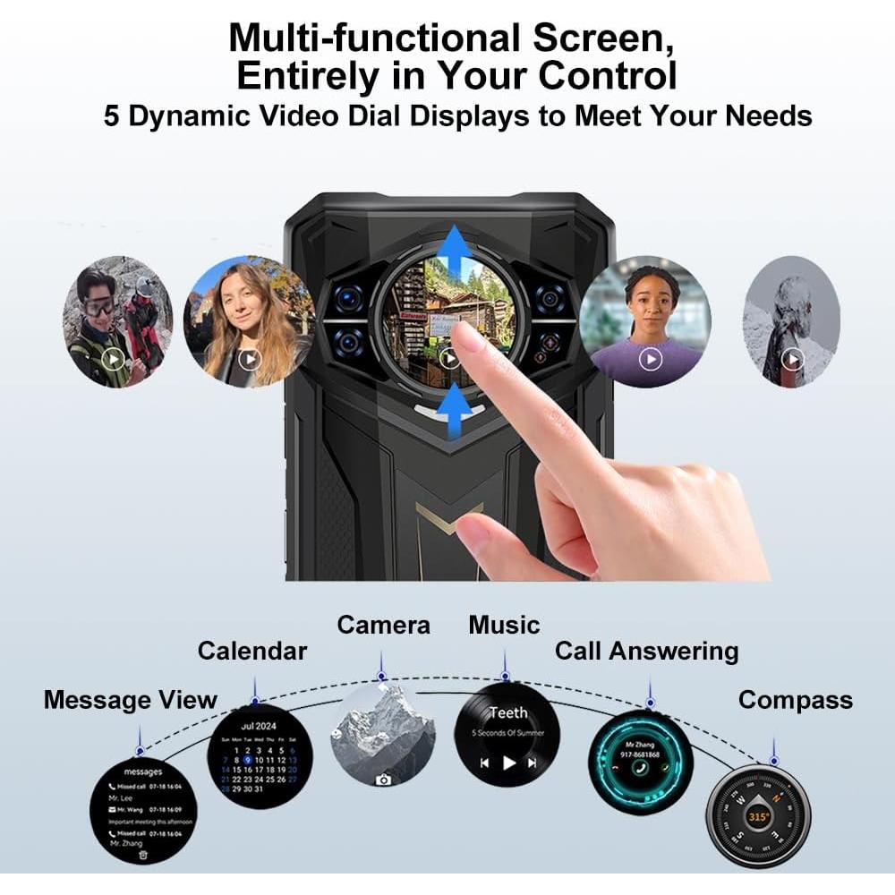 DOOGEE S200 Plus 5G Teléfono Resistente 11000mAh 36GB/512GB