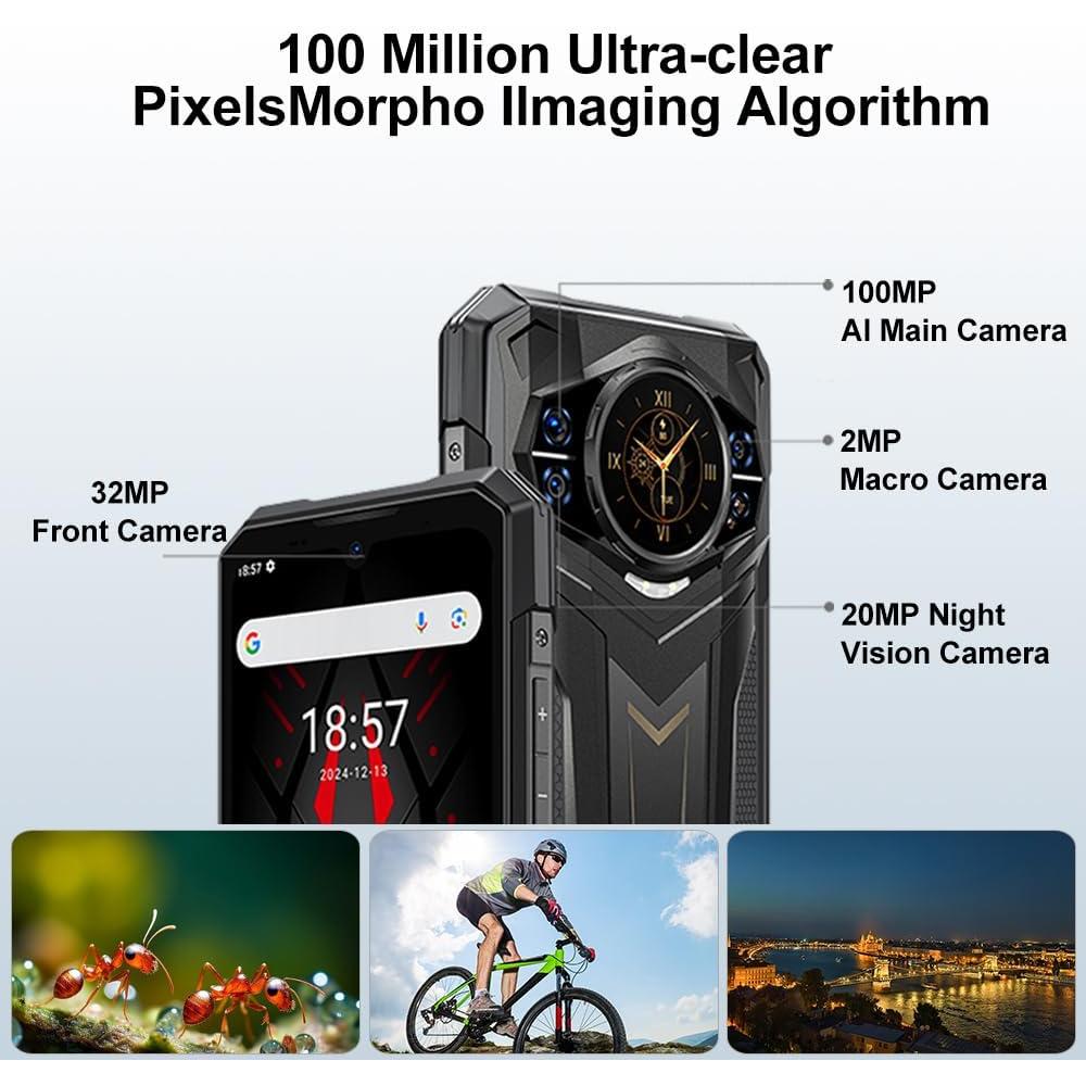 DOOGEE S200 Plus 5G Teléfono Resistente 11000mAh 36GB/512GB