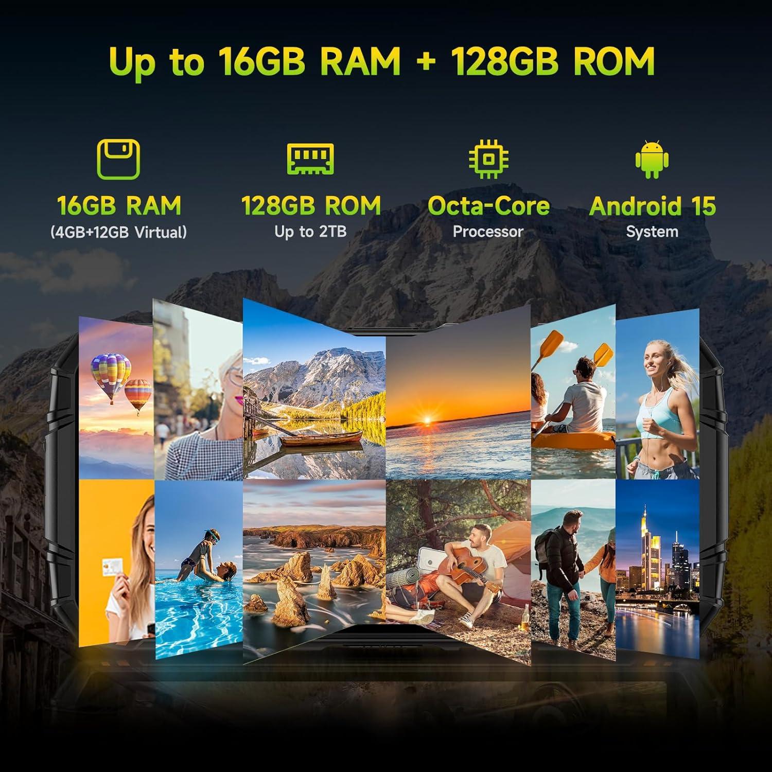 DOOGEE Fire 3 Pro Teléfono Resistente 5.5" 16GB+128GB IP68