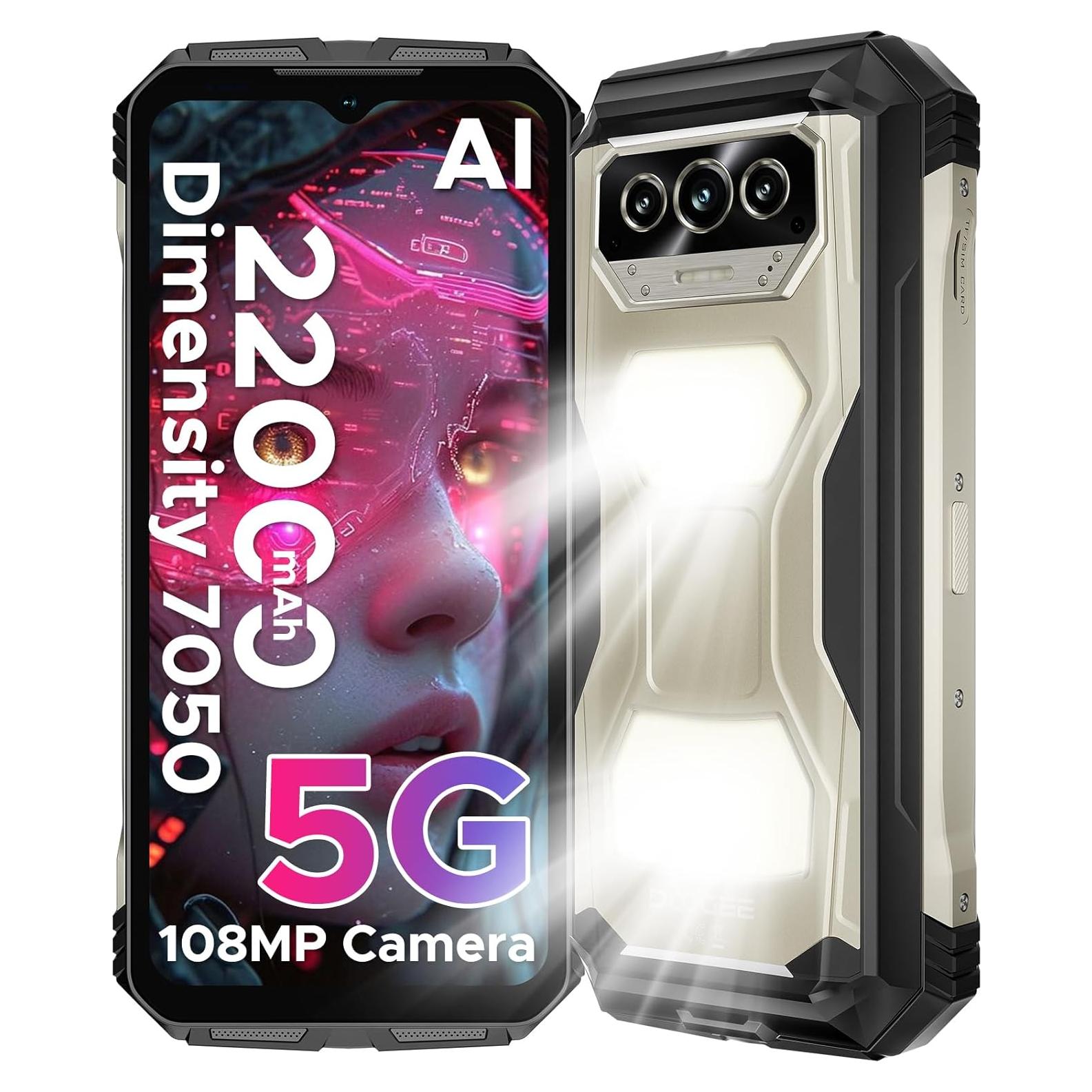 DOOGEE V Max S 5G Teléfono Resistente 22000mAh 24GB/256GB