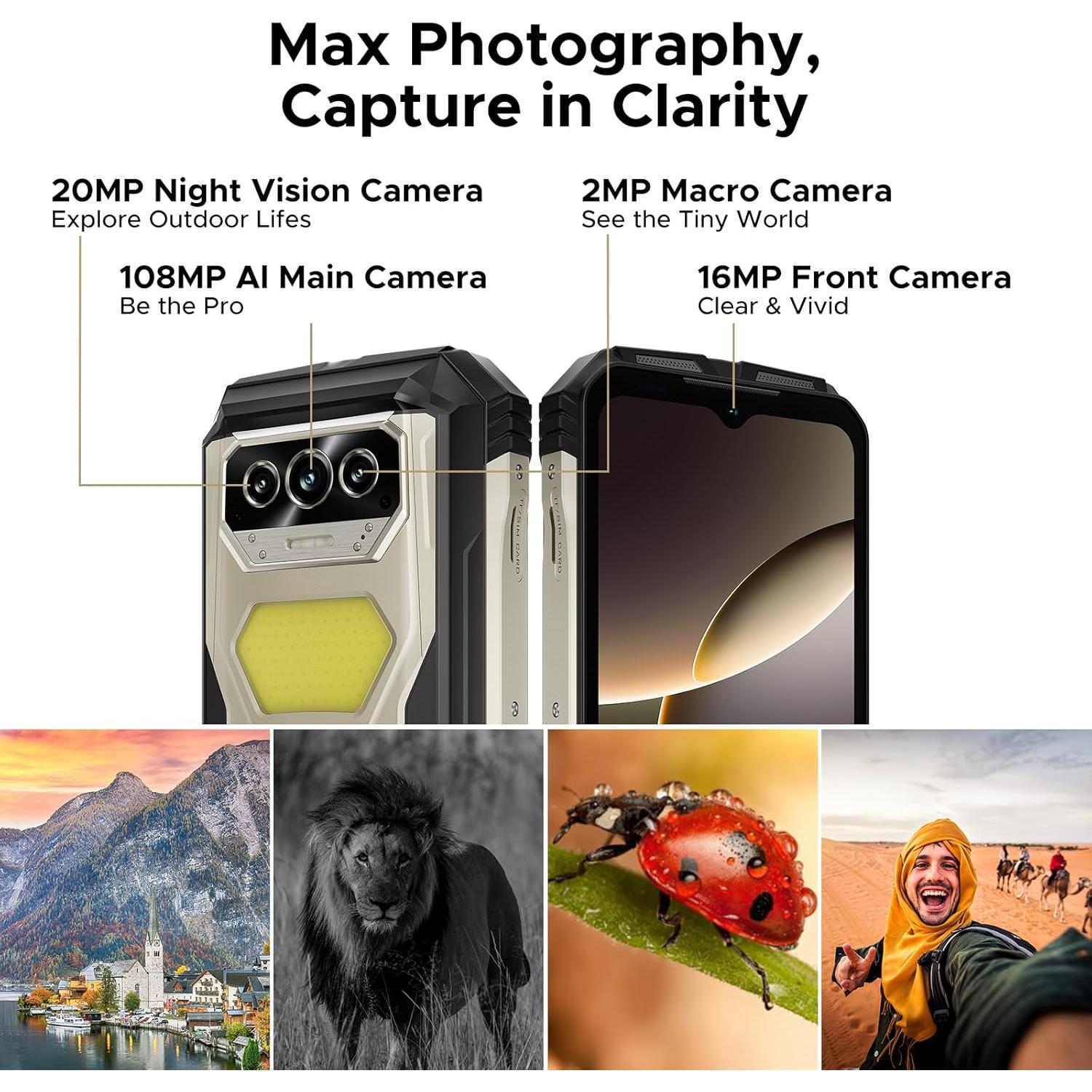 DOOGEE V Max S 5G Teléfono Resistente 22000mAh 24GB/256GB